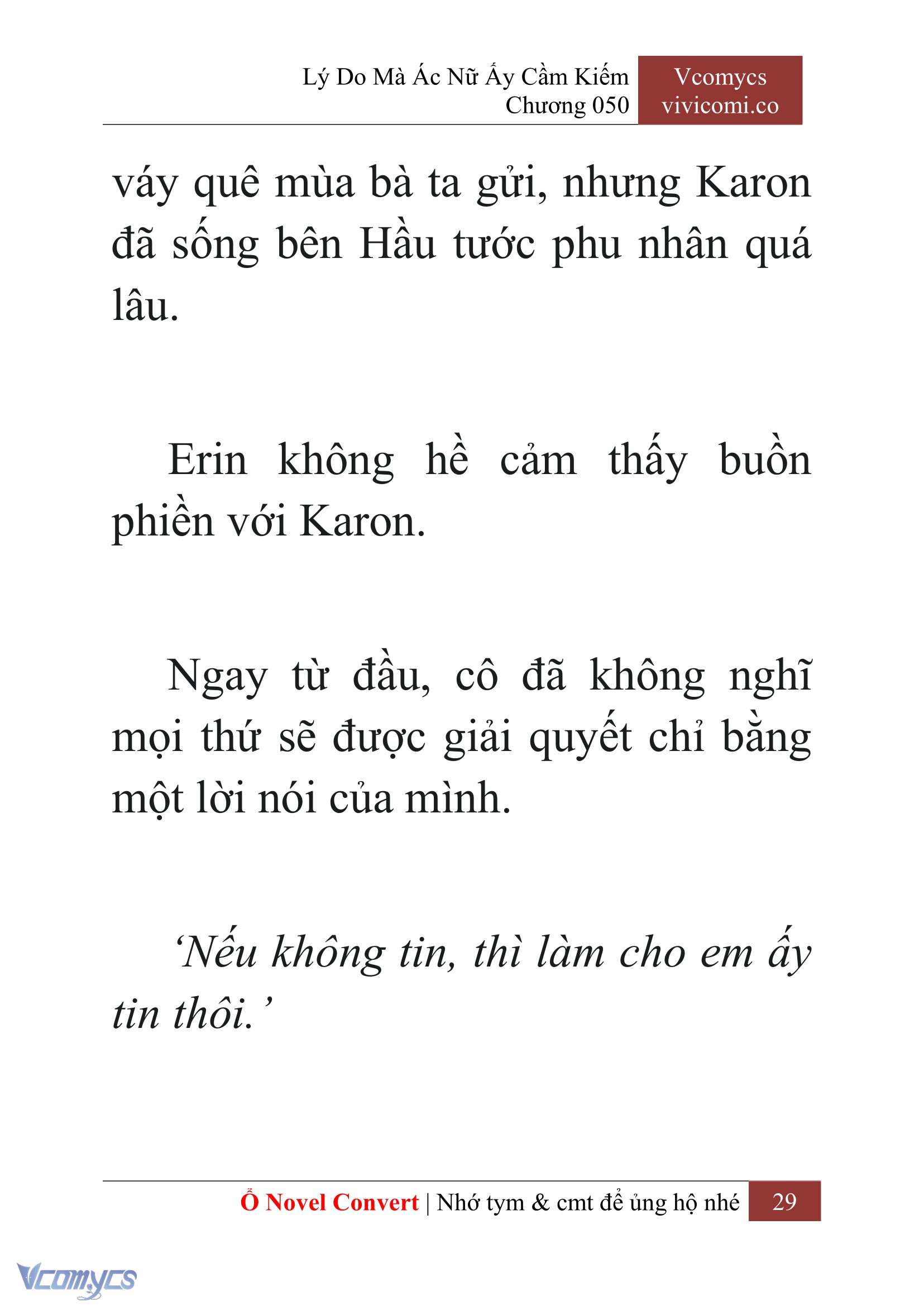 [Novel] Lý Do Mà Ác Nữ Ấy Cầm Kiếm Chap 50 - Trang 2