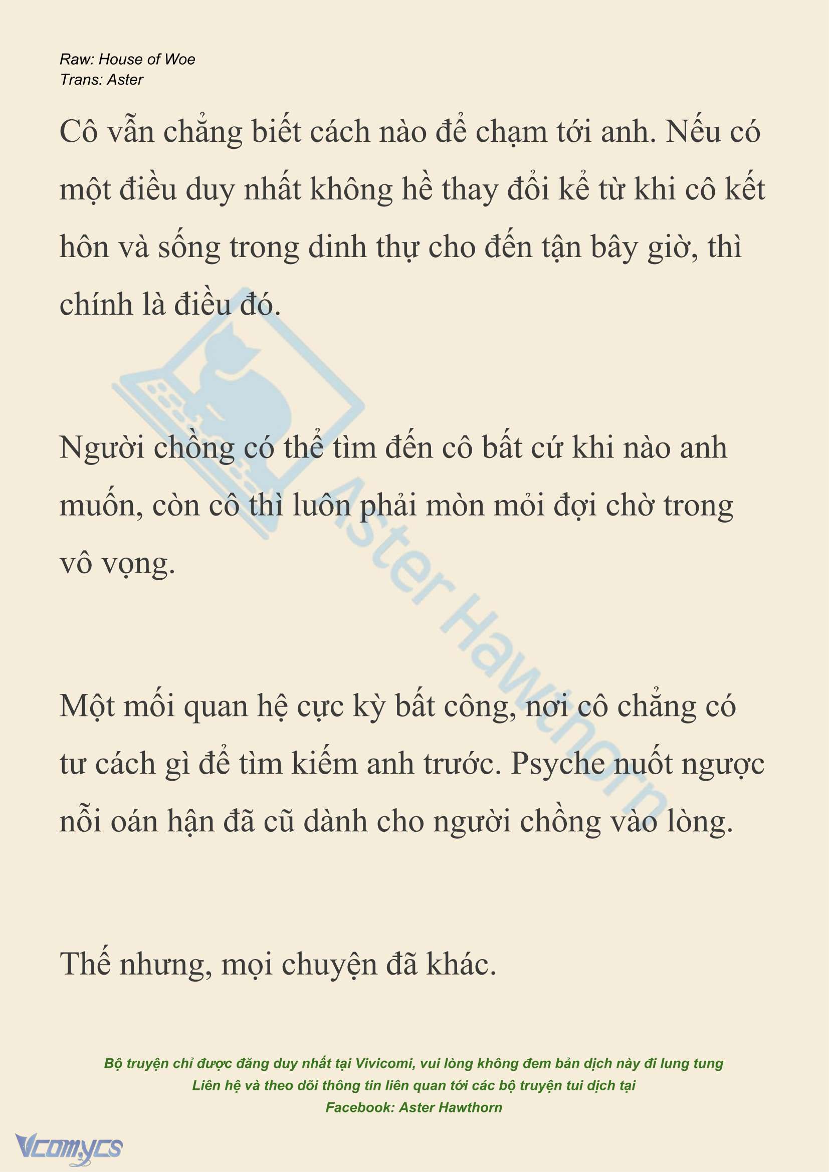 [NOVEL] Dành Cho Các Nữ Thần: Dành cho Psyche Chap 43 - Trang 2