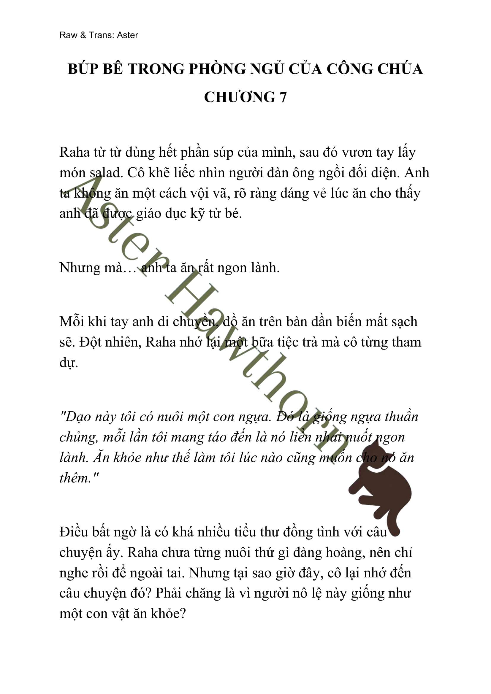 [NOVEL] Búp Bê Trong Phòng Ngủ Của Công Chúa Chap 7 - Trang 2