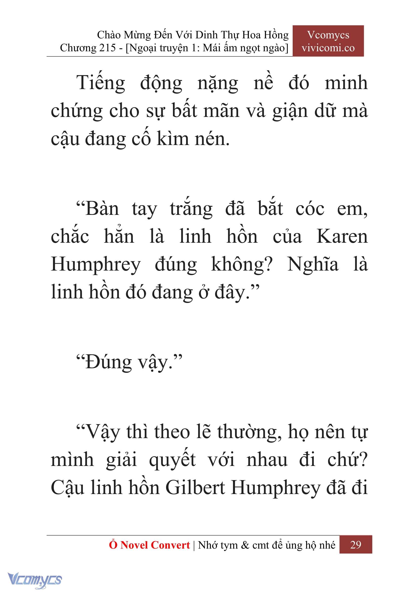 [Novel] Chào Mừng Đến Với Dinh Thự Hoa Hồng Chap 215 - Trang 2