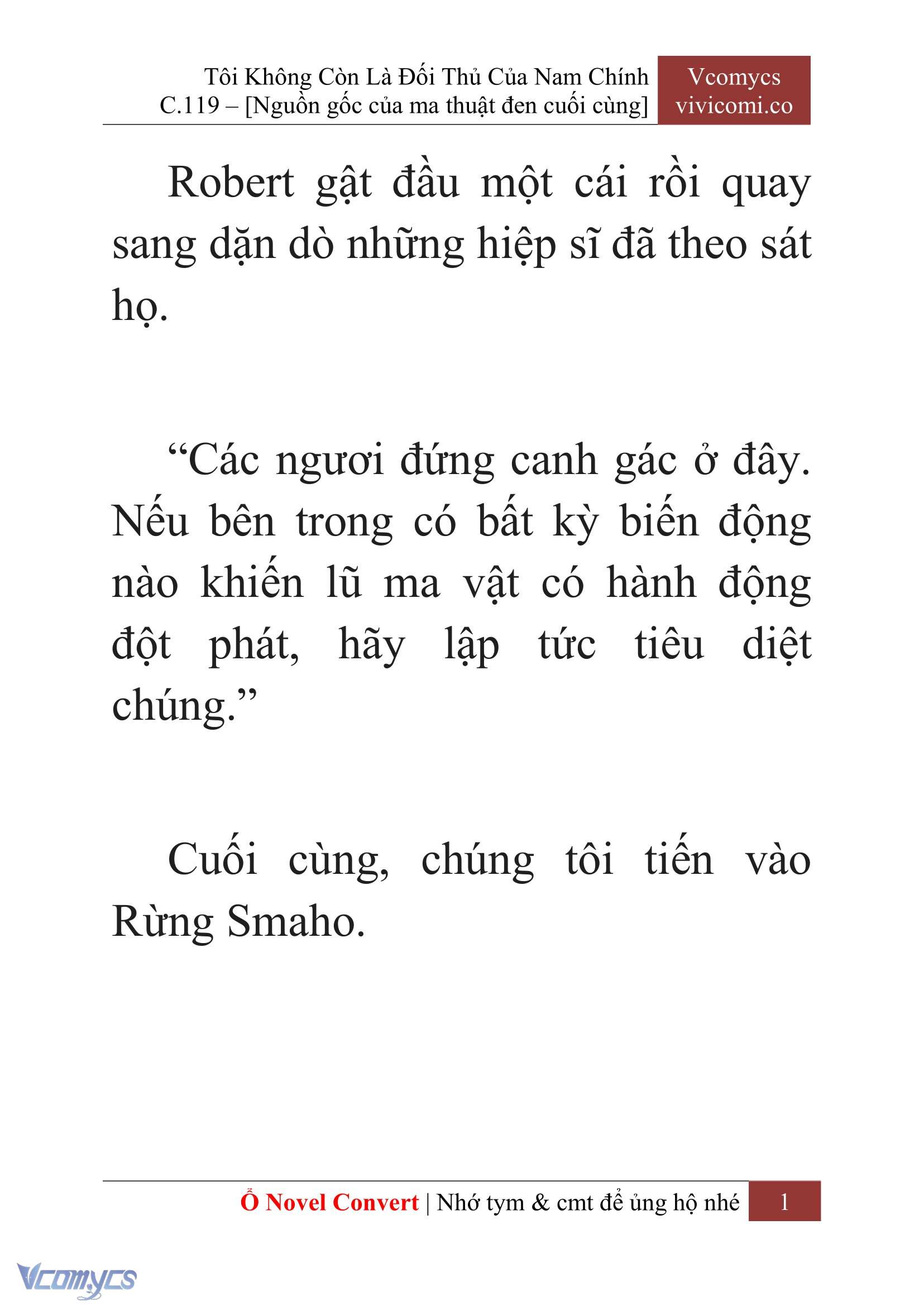 [Novel] Tôi Không Còn Là Đối Thủ Của Nam Chính Chap 119 - Trang 2