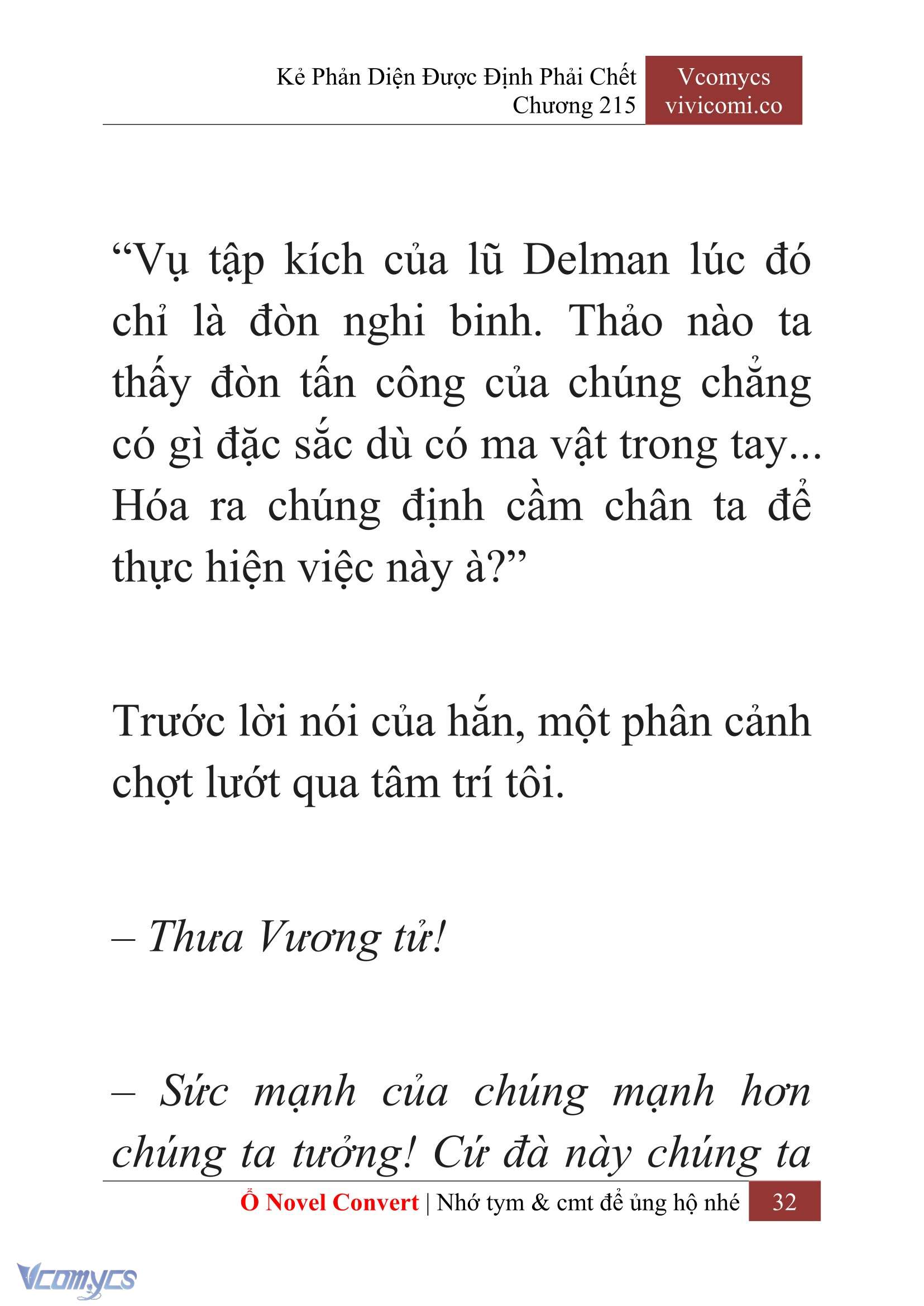 [Novel] Kẻ Phản Diện Được Định Phải Chết Chap 215 - Next Chap 216