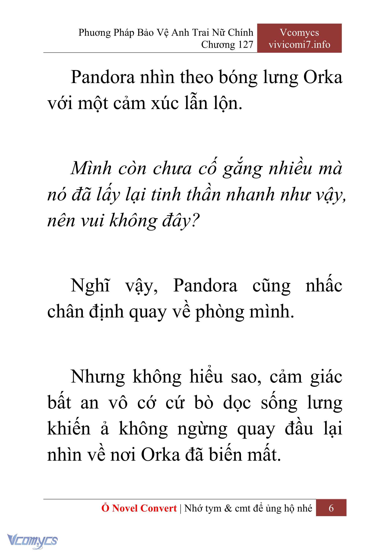 [Novel] Phương Pháp Bảo Vệ Anh Trai Nữ Chính Chap 127 - Trang 2