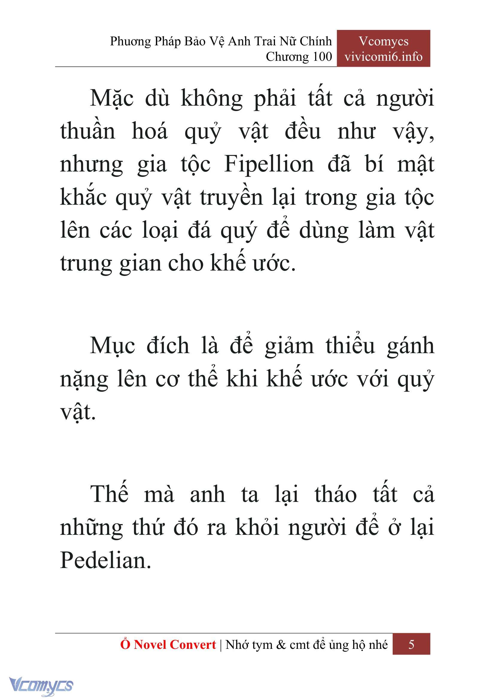 [Novel] Phương Pháp Bảo Vệ Anh Trai Nữ Chính Chap 100 - Trang 2
