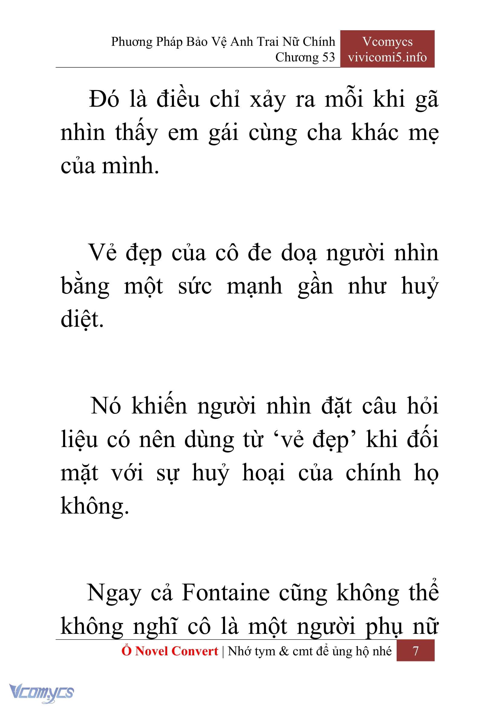 [Novel] Phương Pháp Bảo Vệ Anh Trai Nữ Chính Chap 53 - Trang 2