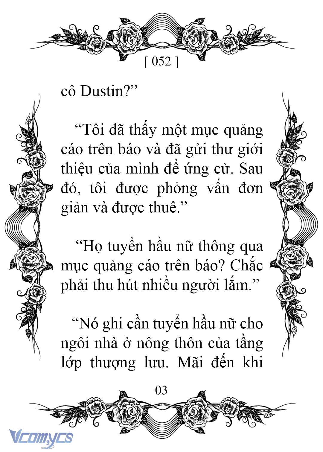 [Novel] Chào Mừng Đến Với Dinh Thự Hoa Hồng Chap 52 - Trang 2