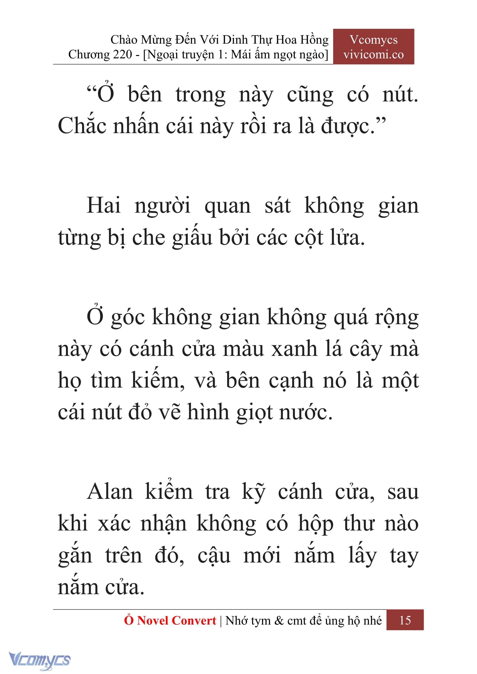 [Novel] Chào Mừng Đến Với Dinh Thự Hoa Hồng Chap 220 - Trang 2