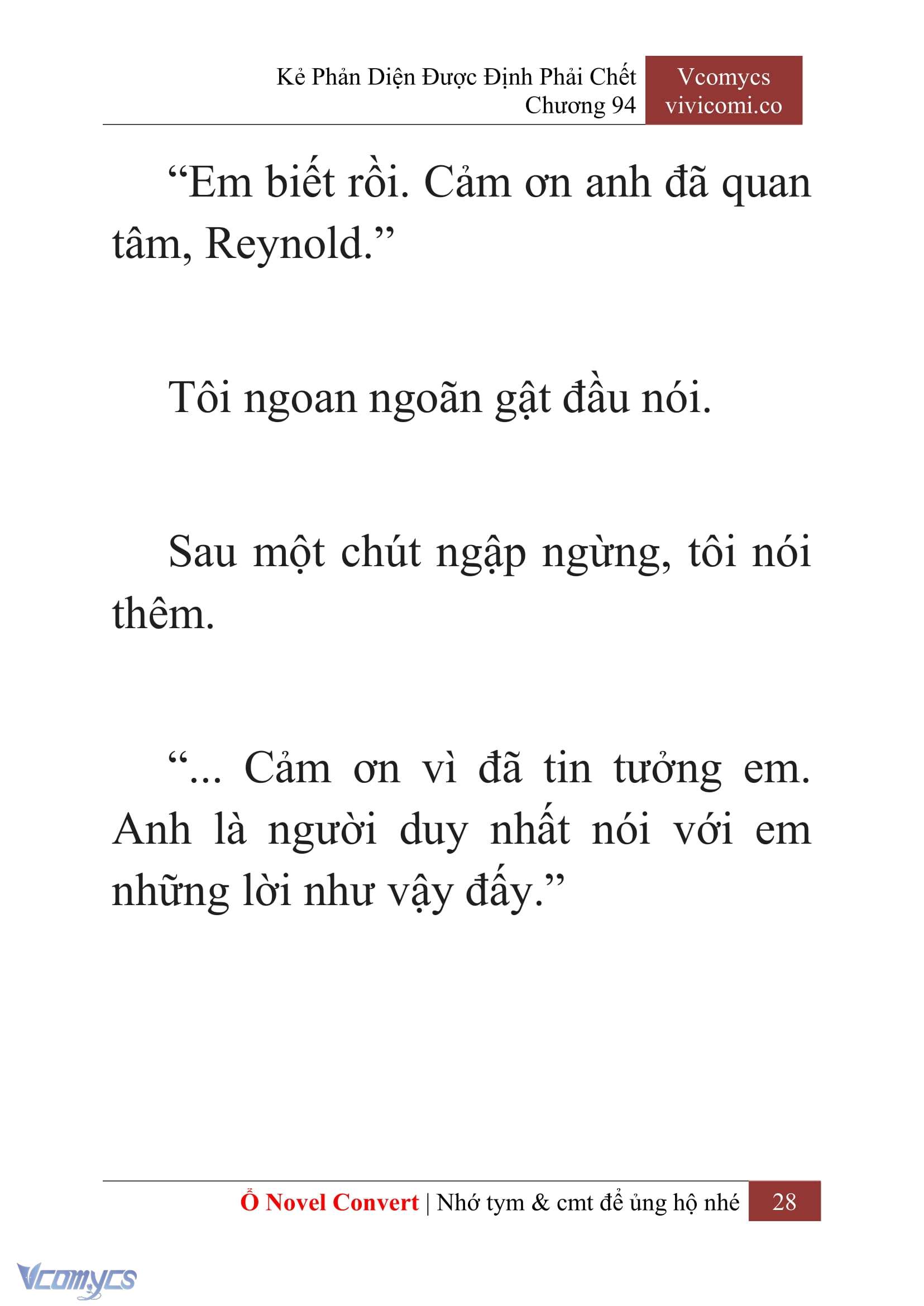 [Novel] Kẻ Phản Diện Được Định Phải Chết Chap 94 - Trang 2