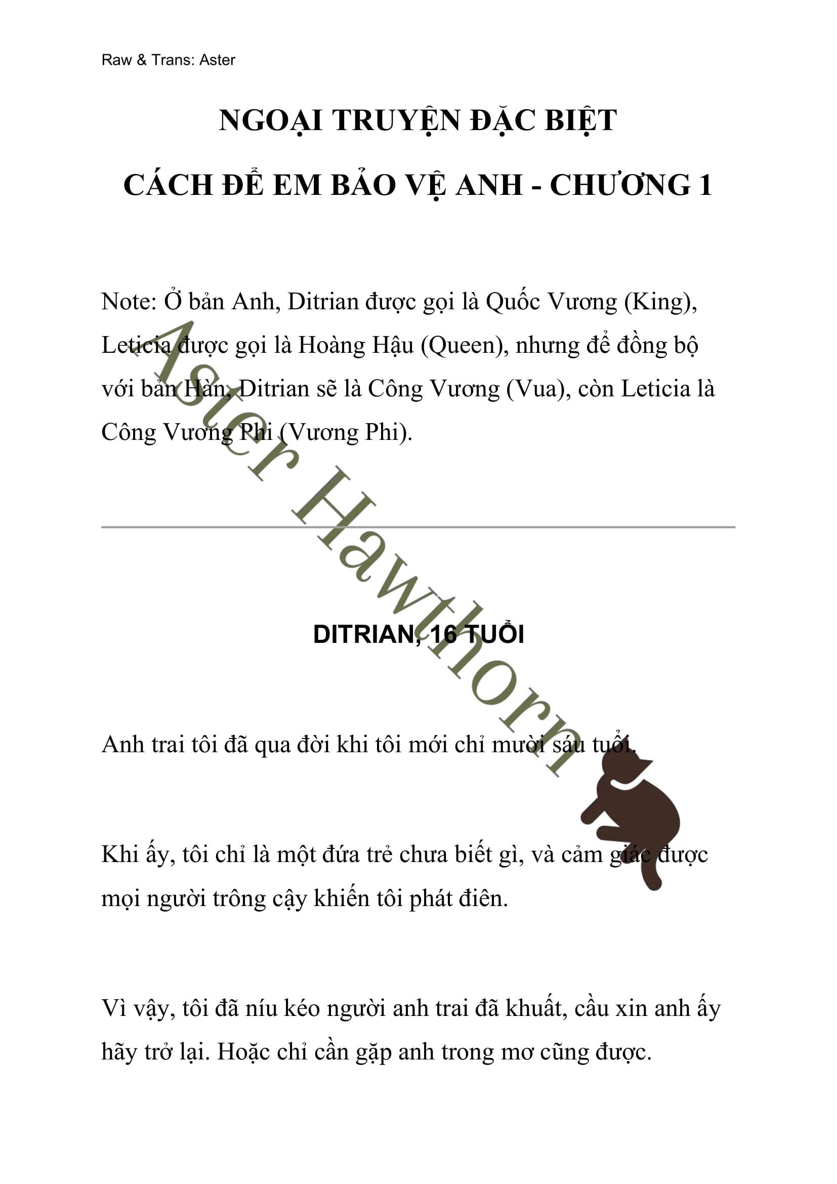 [NOVEL] Ngoại Truyện Cách Để Em Bảo Vệ Anh Chap 55 - Trang 2