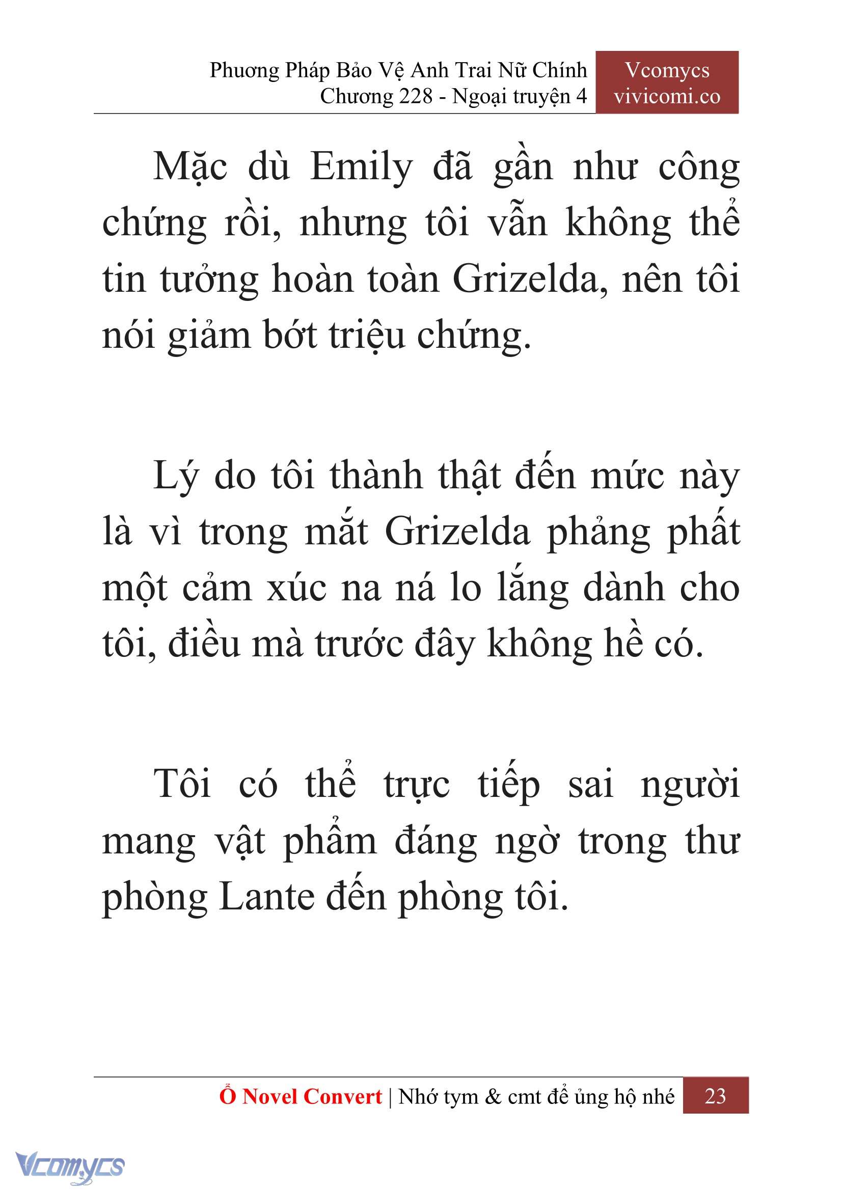 [Novel] Phương Pháp Bảo Vệ Anh Trai Nữ Chính Chap 228 - Trang 2