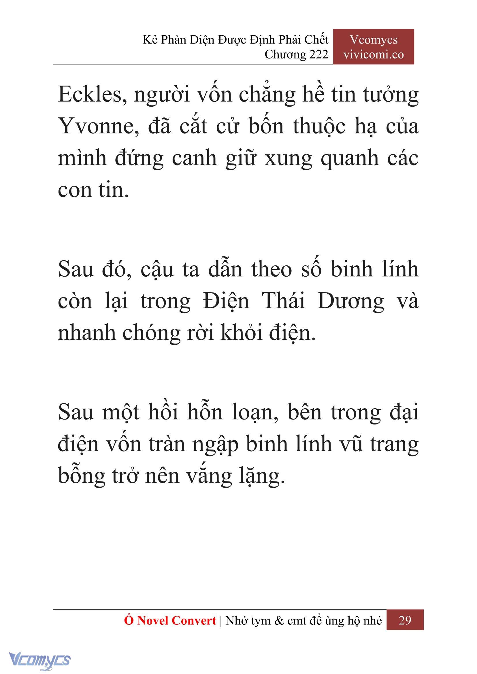 [Novel] Kẻ Phản Diện Được Định Phải Chết Chap 222 - Next Chap 223
