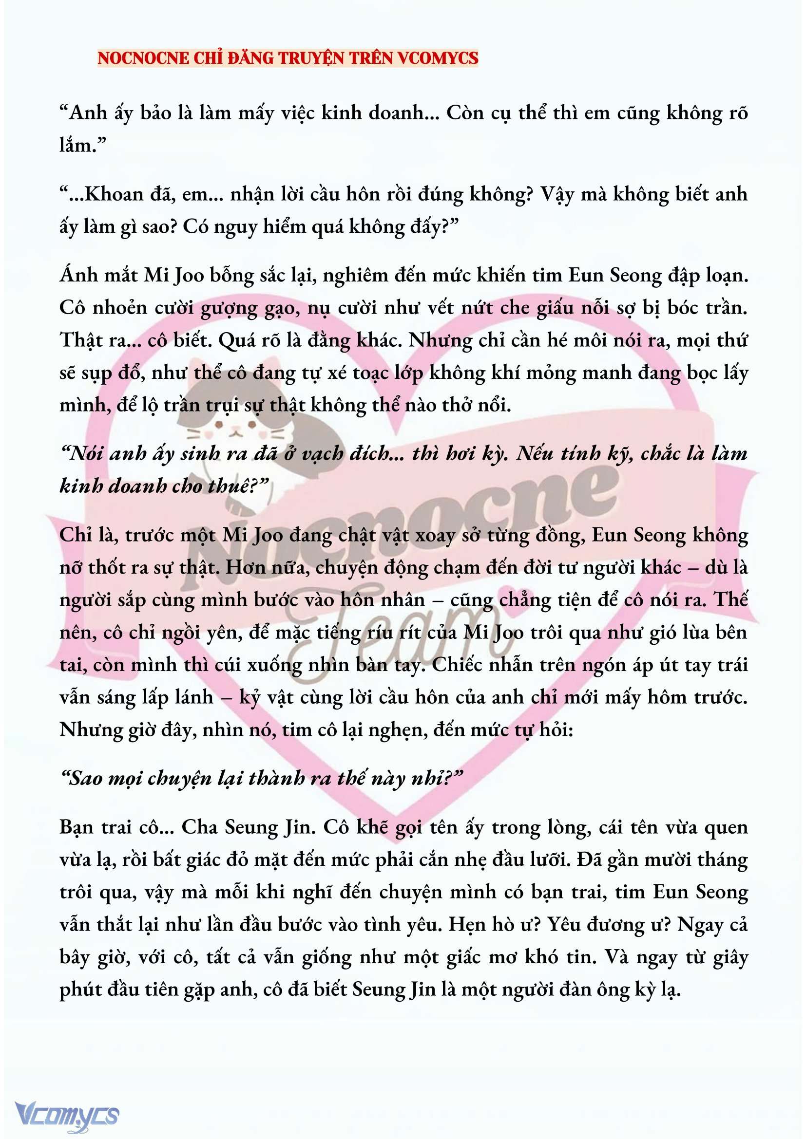 [FULL] [NOVEL] CHÚNG TA KẾT THÚC VÀO MÙA THU Chap 64 - Trang 2