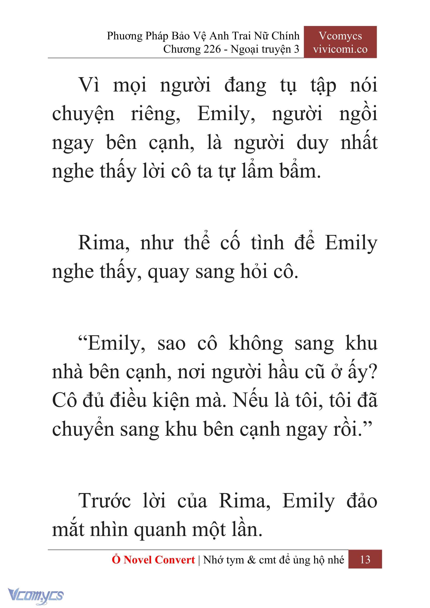 [Novel] Phương Pháp Bảo Vệ Anh Trai Nữ Chính Chap 226 - Next Chap 227