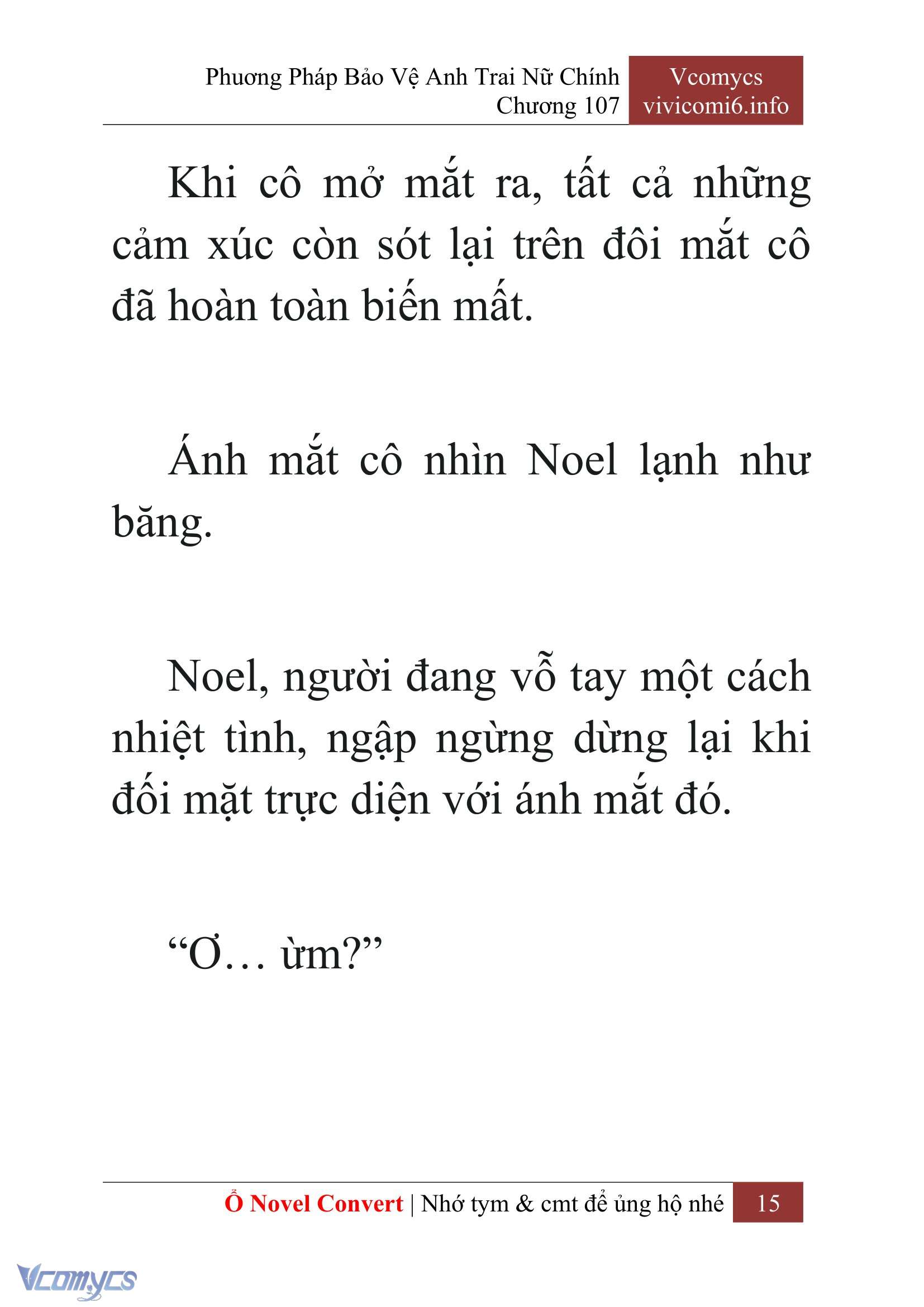 [Novel] Phương Pháp Bảo Vệ Anh Trai Nữ Chính Chap 107 - Trang 2
