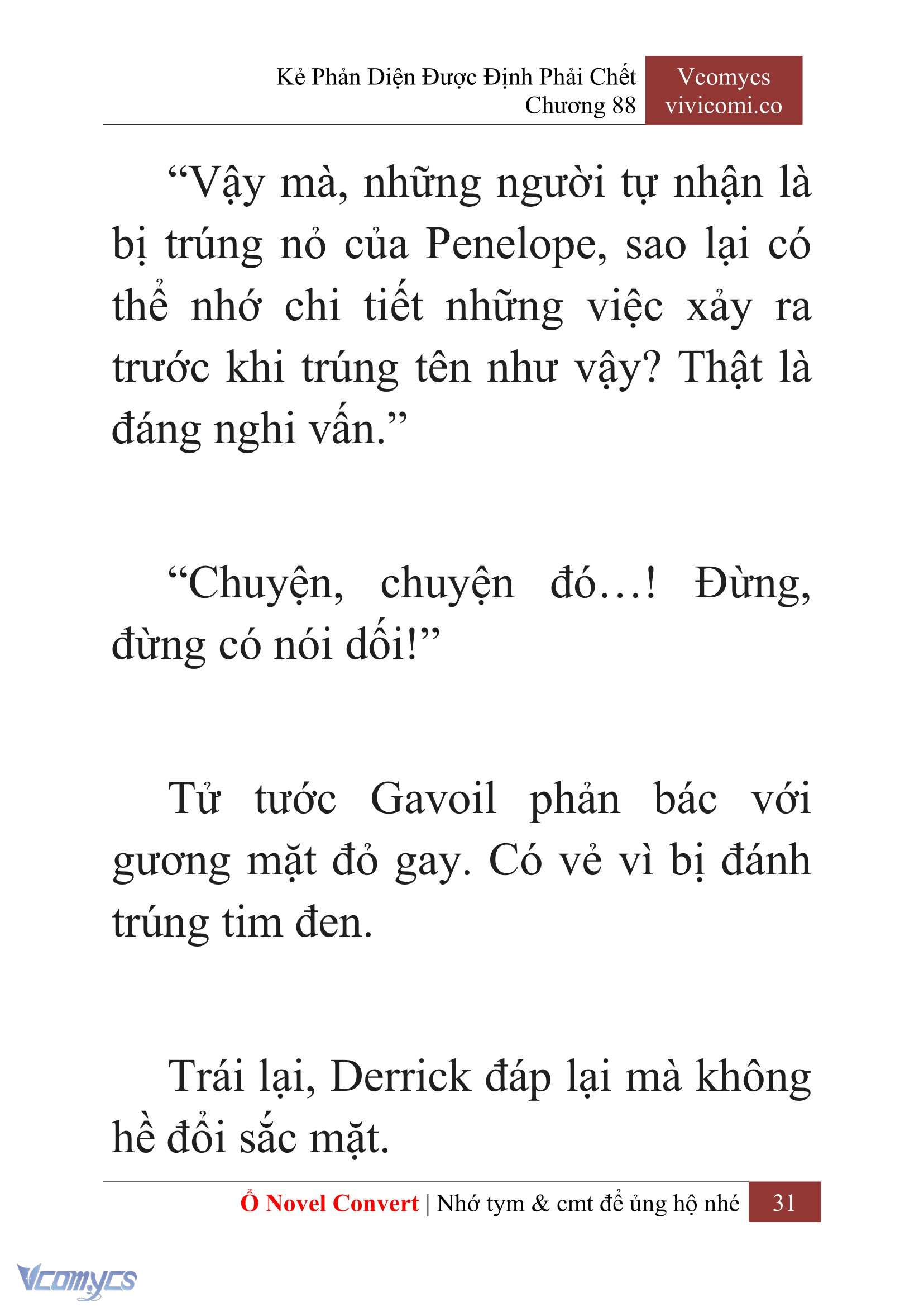[Novel] Kẻ Phản Diện Được Định Phải Chết Chap 88 - Trang 2