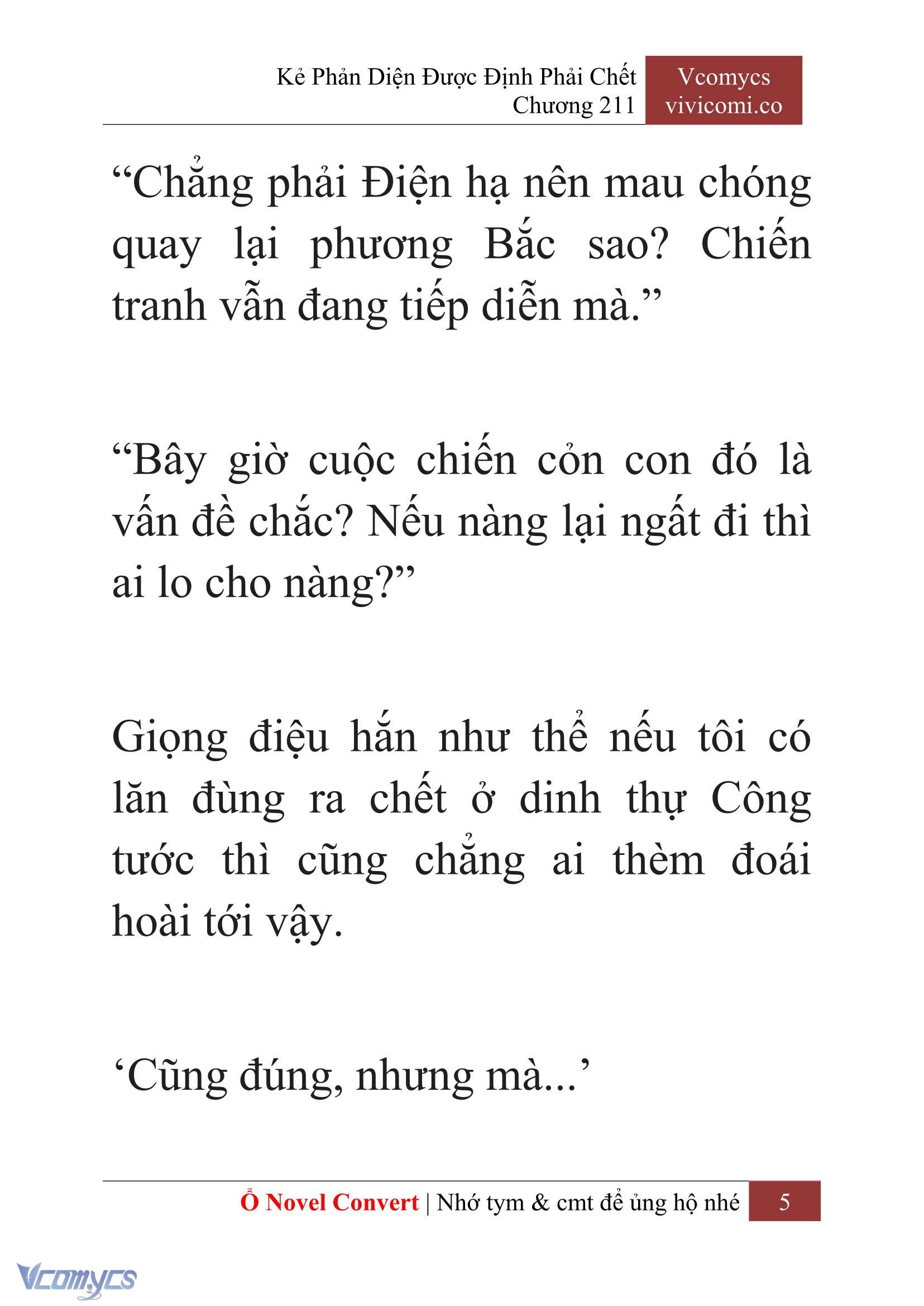 [Novel] Kẻ Phản Diện Được Định Phải Chết Chap 211 - Trang 2
