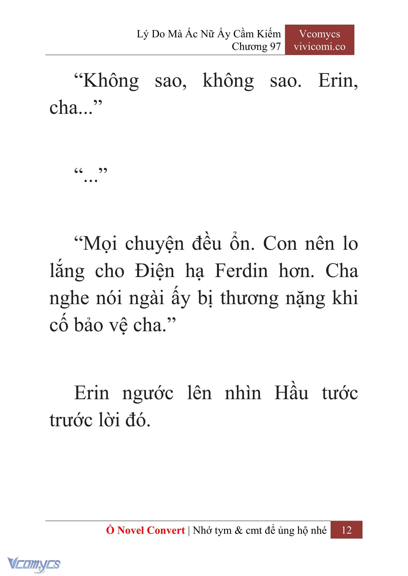 [Novel] Lý Do Mà Ác Nữ Ấy Cầm Kiếm Chap 97 - Trang 2