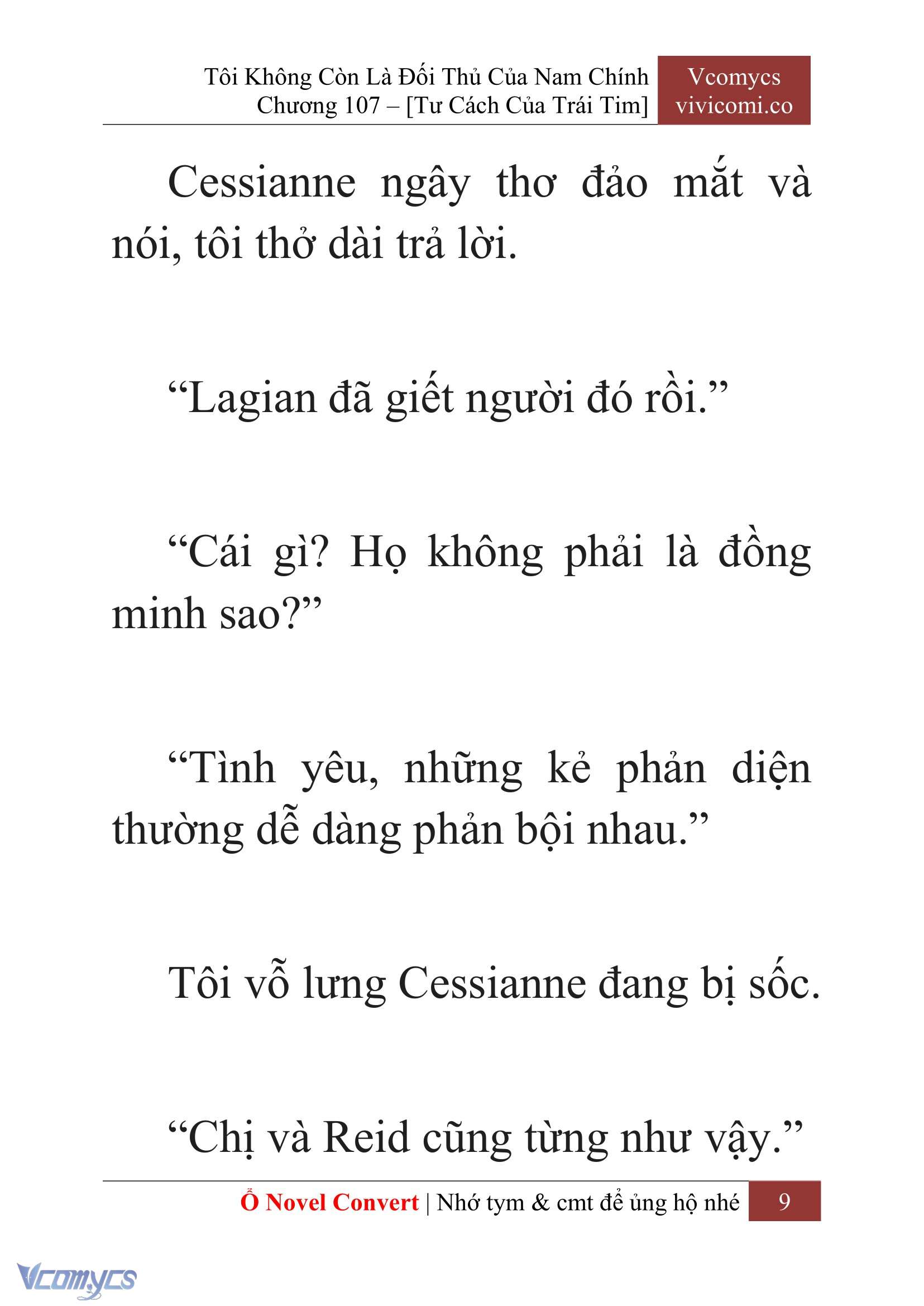 [Novel] Tôi Không Còn Là Đối Thủ Của Nam Chính Chap 107 - Trang 2