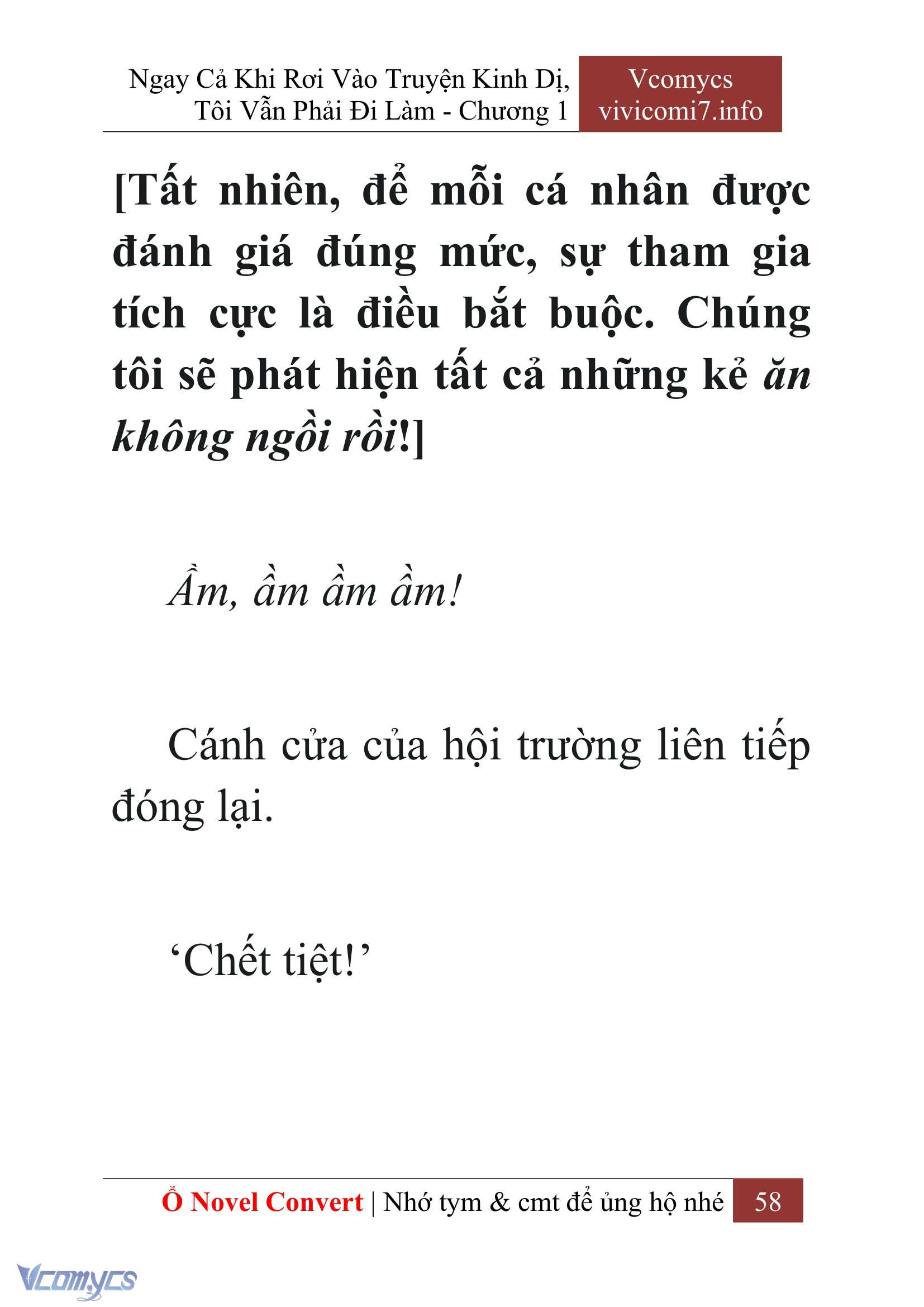 [Novel] Ngay Cả Khi Rơi Vào Truyện Kinh Dị, Tôi Vẫn Phải Đi Làm Chap 1 - Trang 2