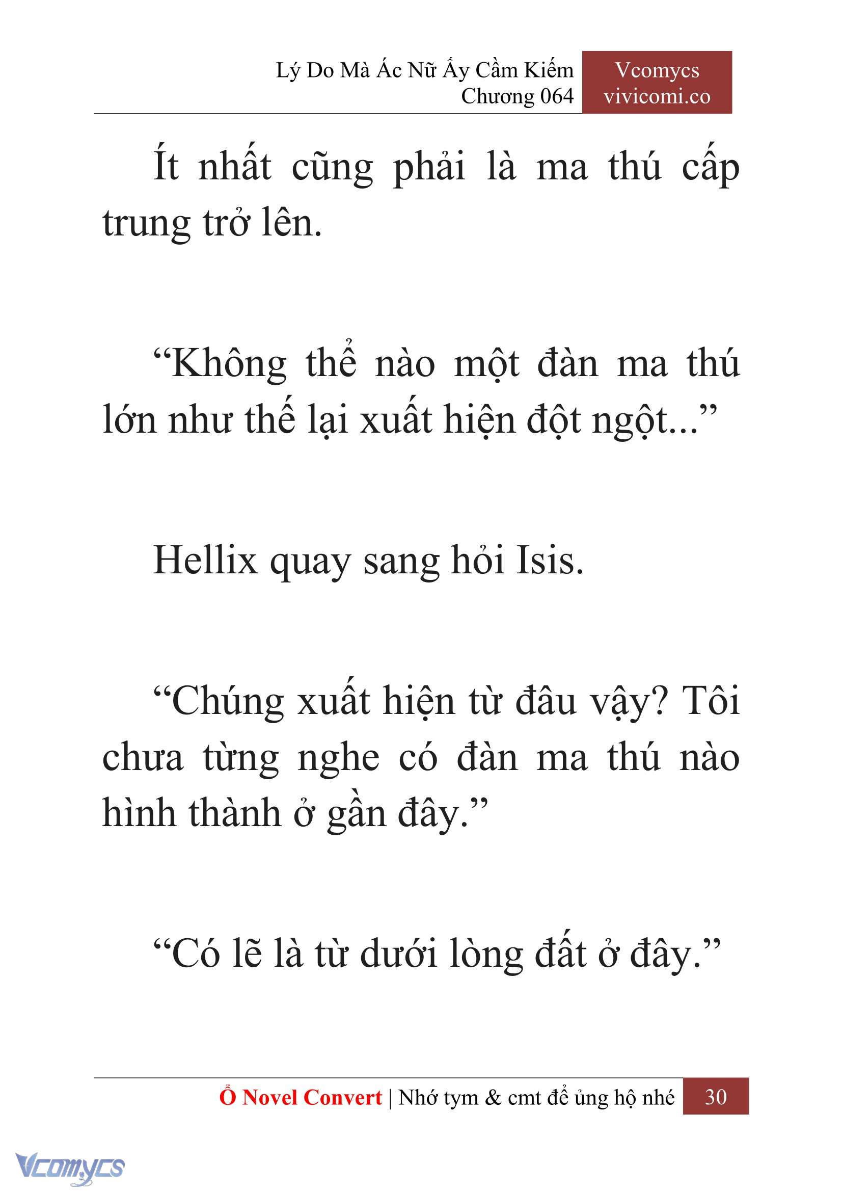 [Novel] Lý Do Mà Ác Nữ Ấy Cầm Kiếm Chap 64 - Trang 2