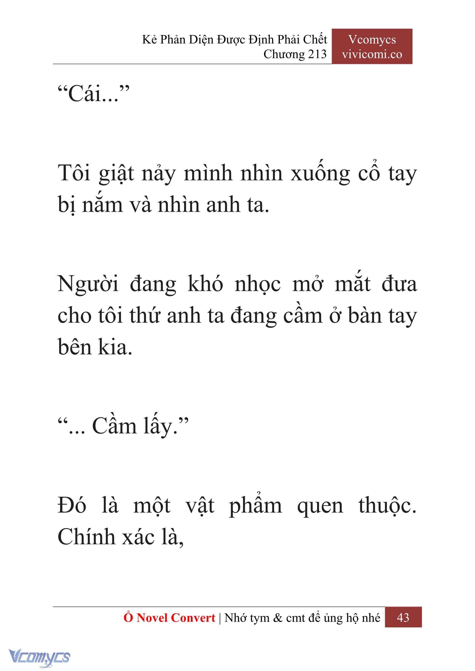 [Novel] Kẻ Phản Diện Được Định Phải Chết Chap 213 - Trang 2