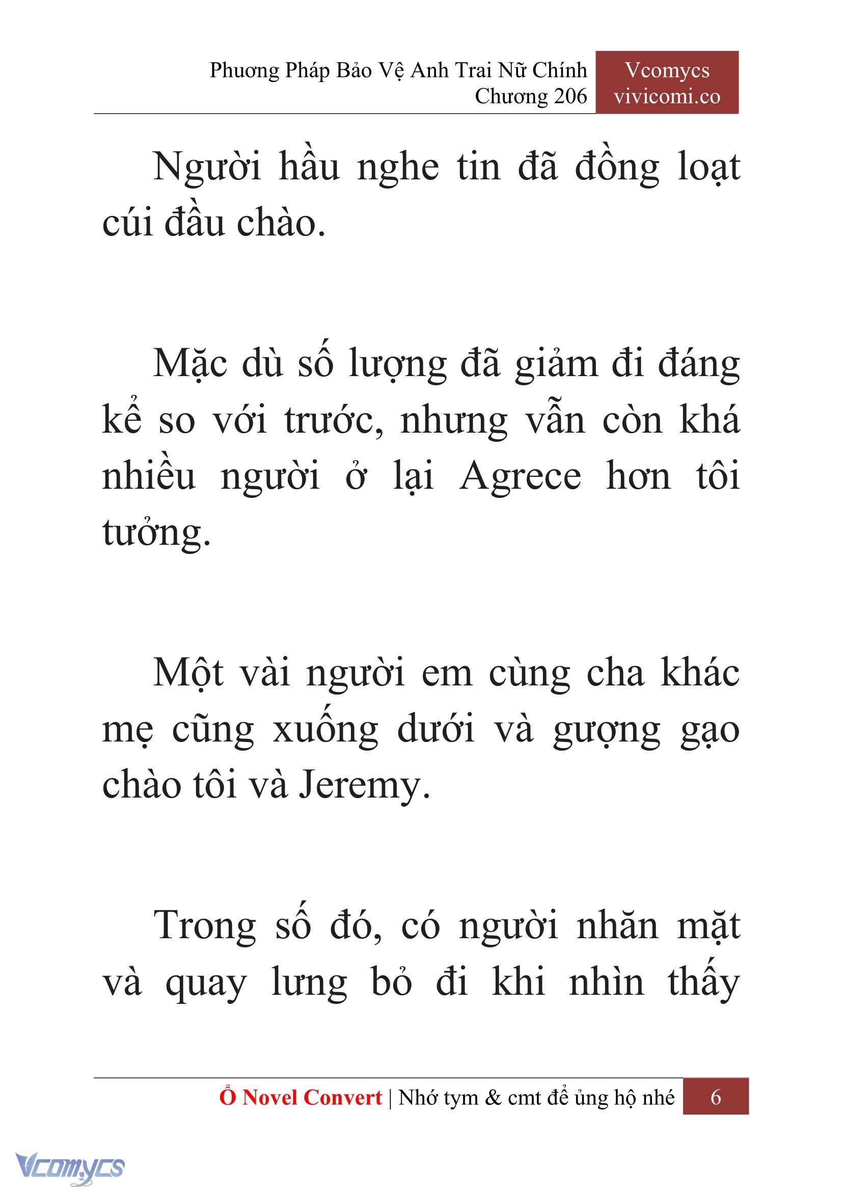 [Novel] Phương Pháp Bảo Vệ Anh Trai Nữ Chính Chap 206 - Trang 2