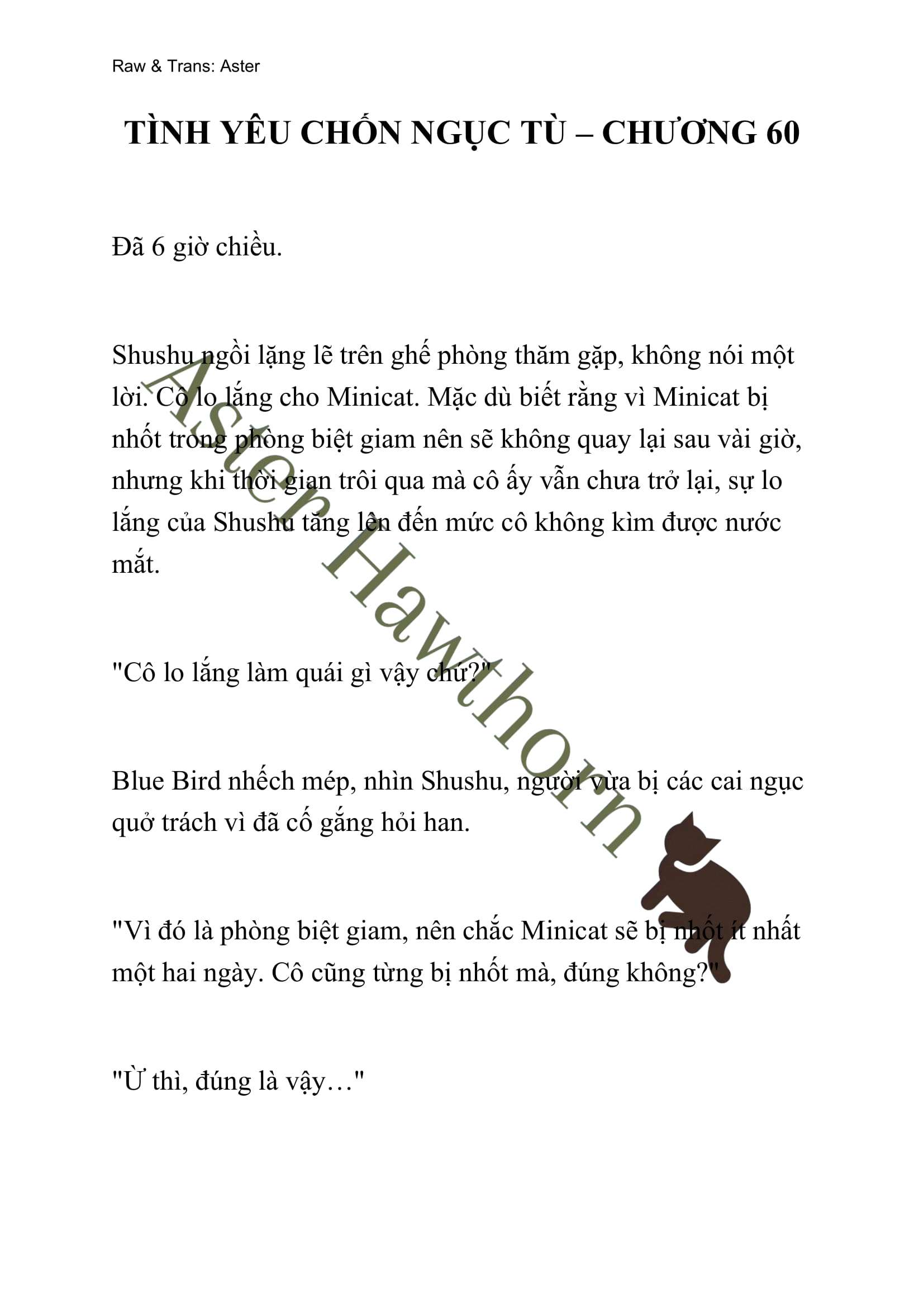 [NOVEL] Tình Yêu Chốn Ngục Tù Chap 60 - Trang 2