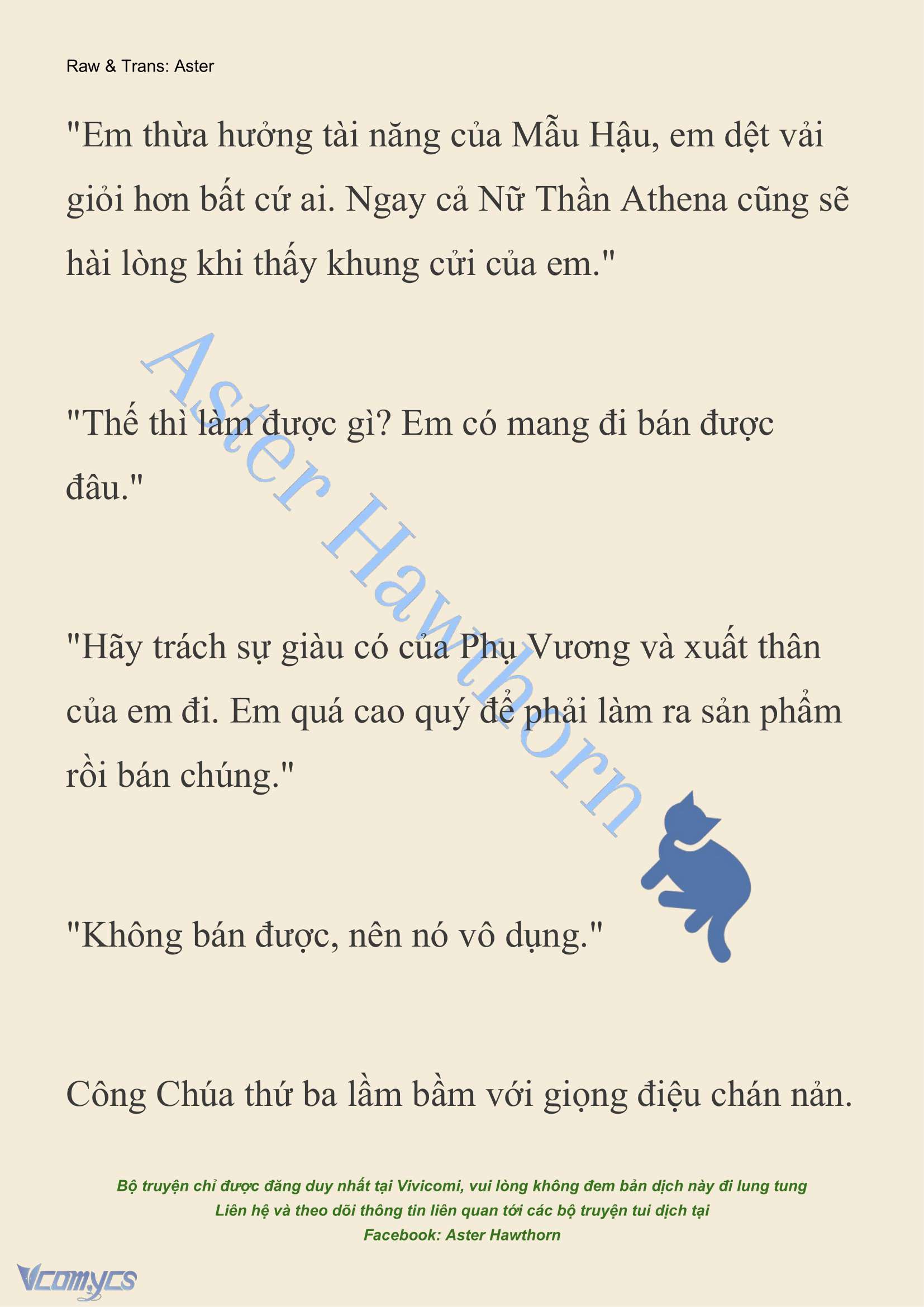 [NOVEL] Dành Cho Các Nữ Thần: Dành cho Psyche Chap 3 - Trang 2