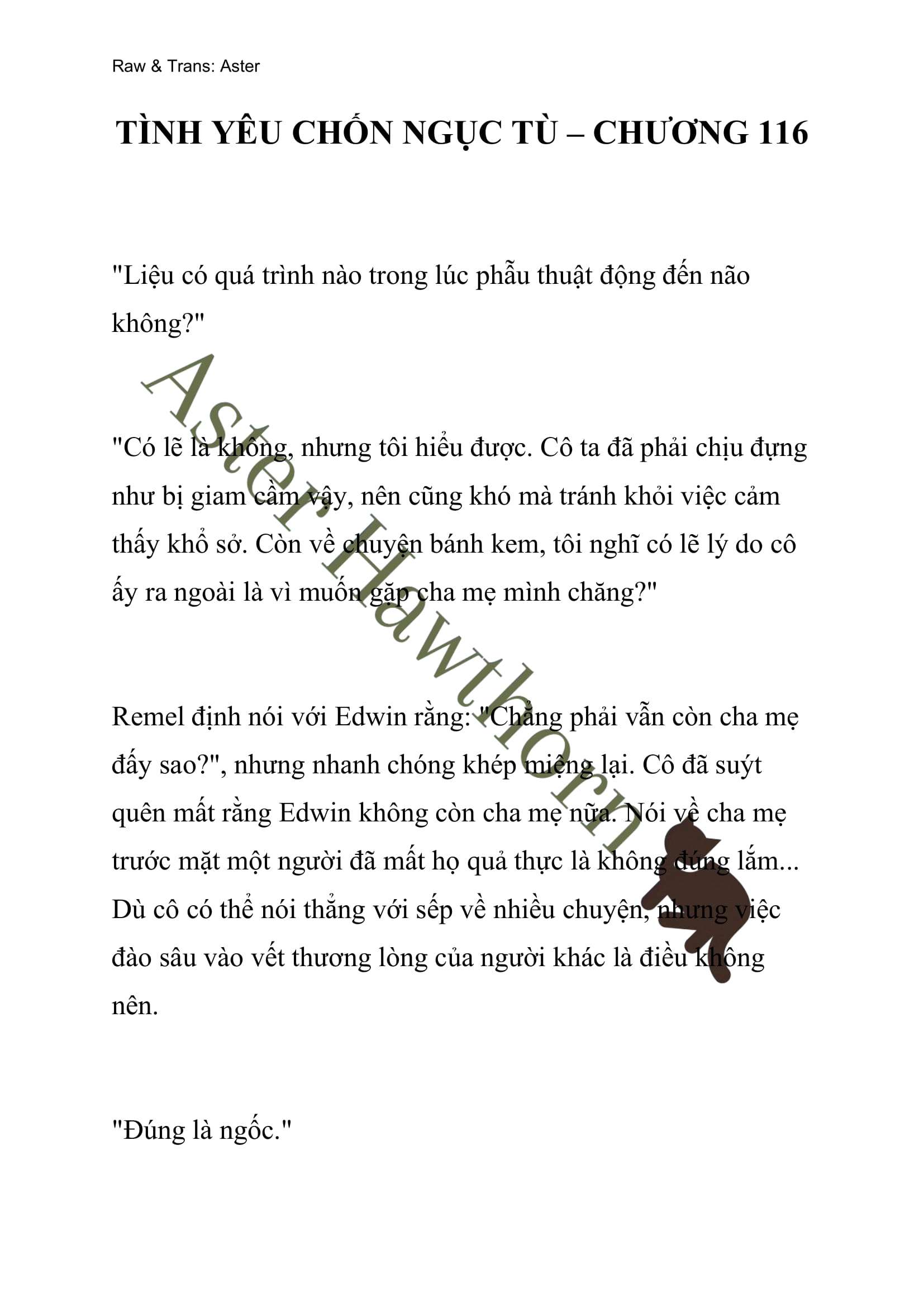 [NOVEL] Tình Yêu Chốn Ngục Tù Chap 116 - Trang 2