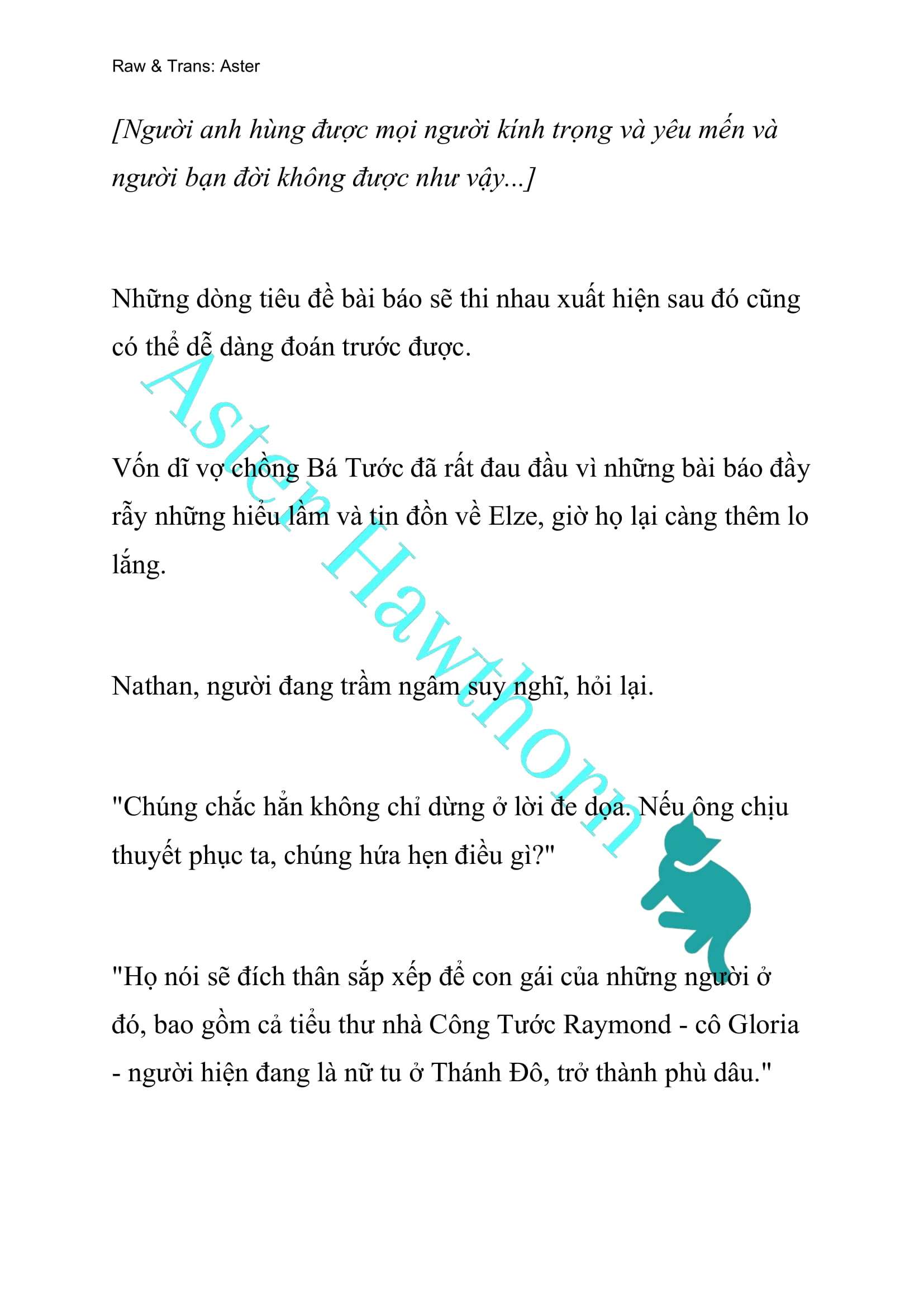 [NOVEL] Anh Hùng Khao Khát Sự Sa Ngã Của Thánh Nữ Chap 62 - Trang 2