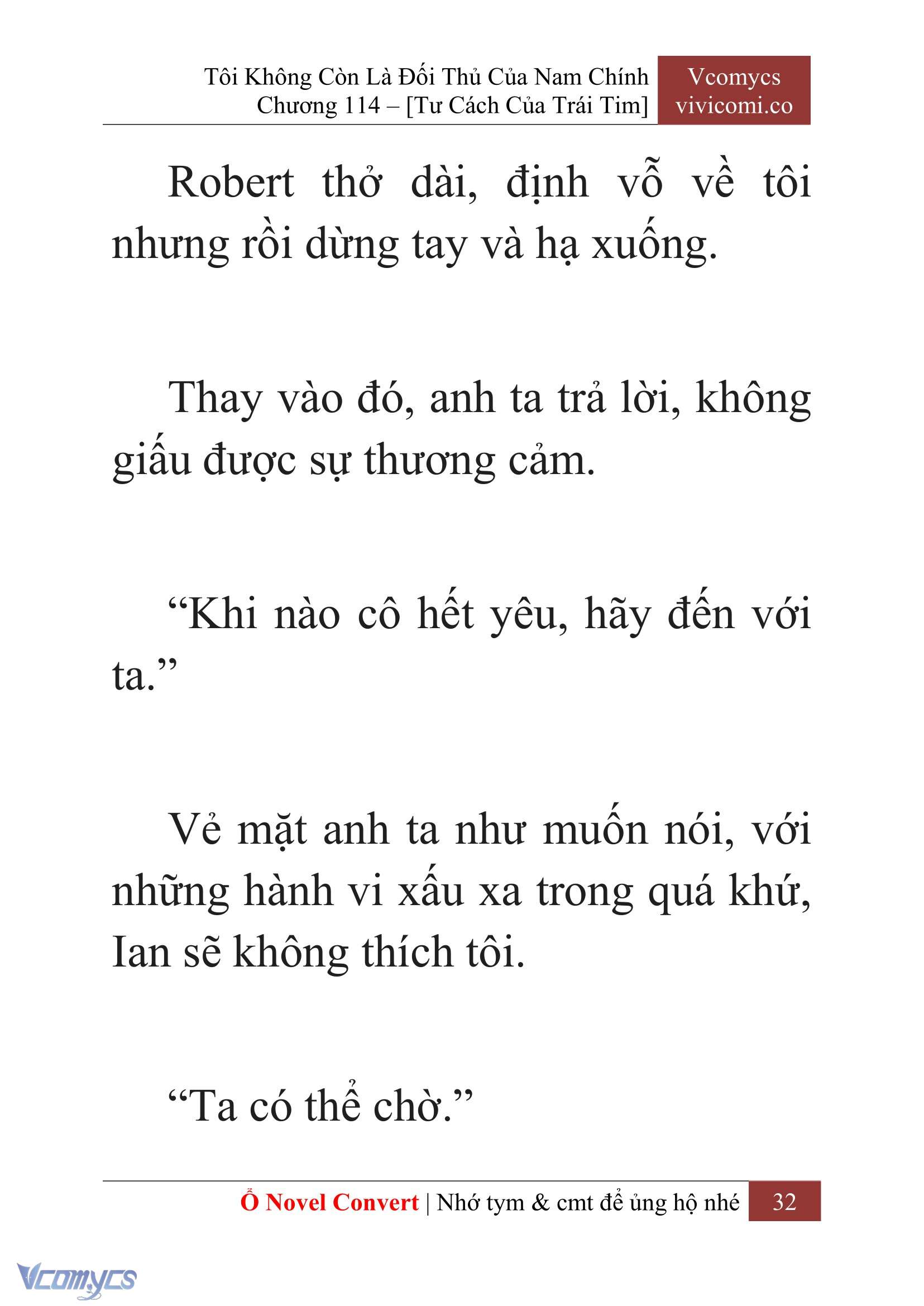 [Novel] Tôi Không Còn Là Đối Thủ Của Nam Chính Chap 114 - Trang 2