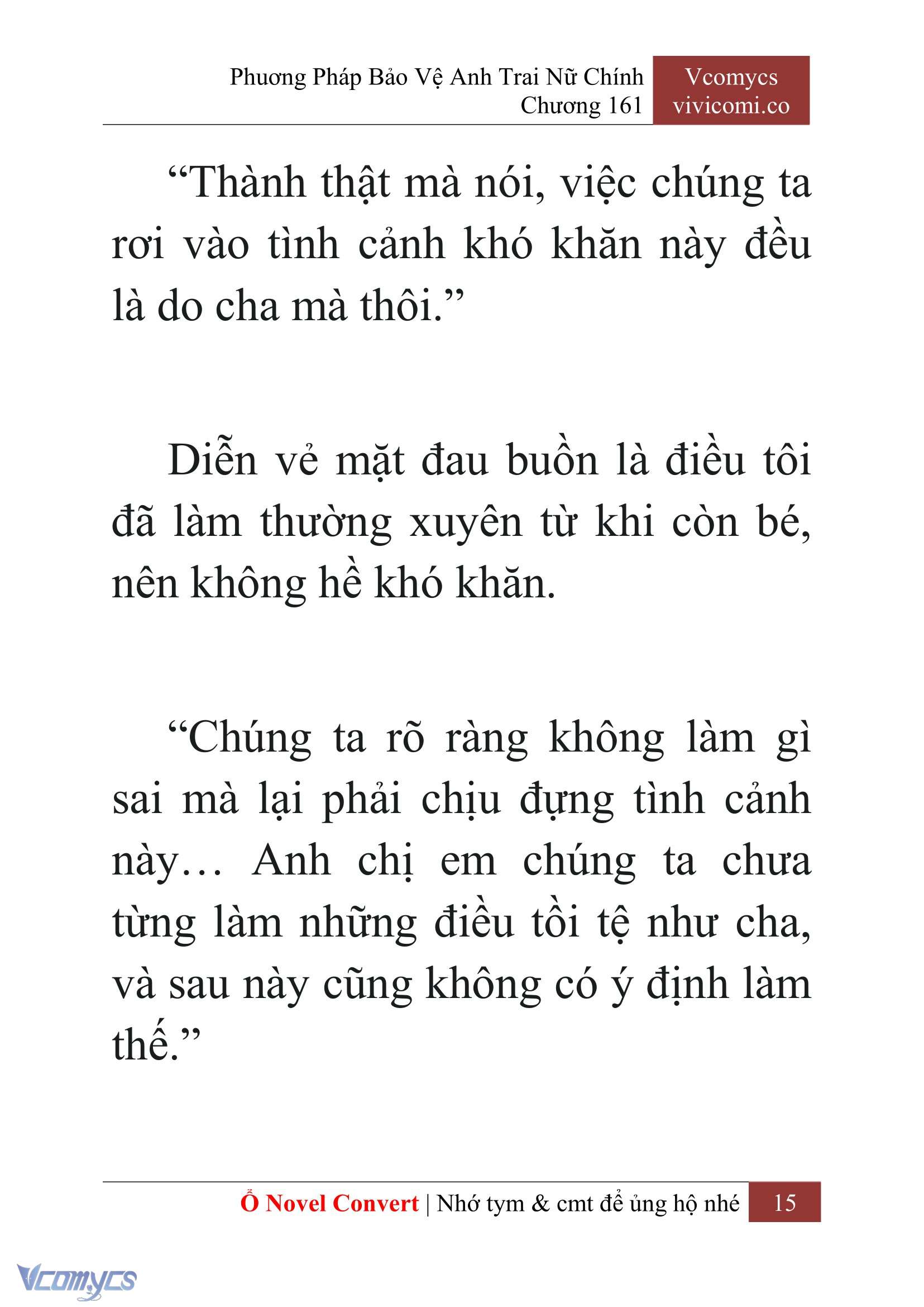 [Novel] Phương Pháp Bảo Vệ Anh Trai Nữ Chính Chap 161 - Trang 2