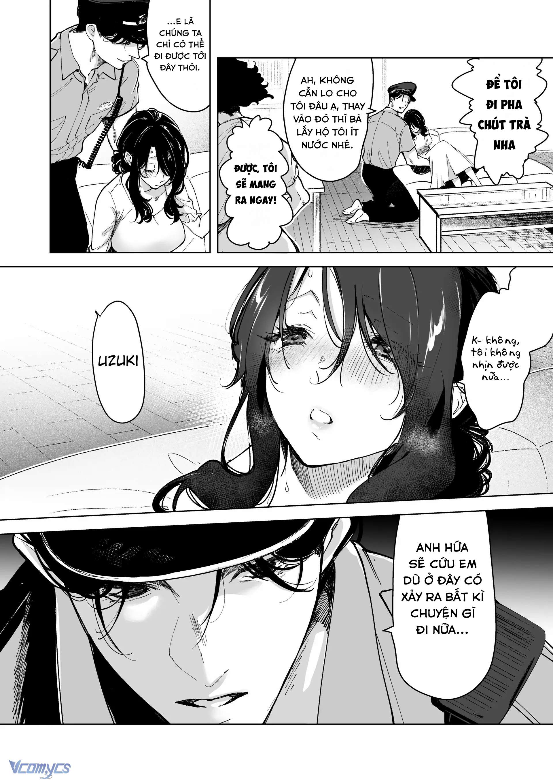 『18+』Anh cảnh sát nhà bên si tình - Cô vợ ngày ngày bị giam giữ và NTR trong lồng sắt Chap 2 - Trang 2