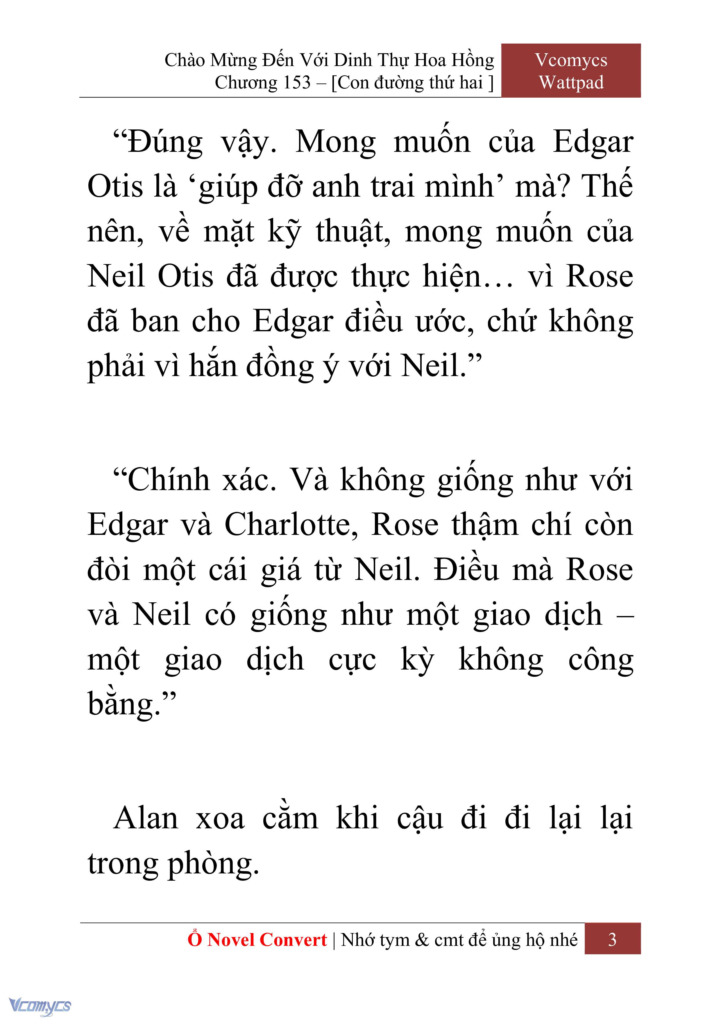 [Novel] Chào Mừng Đến Với Dinh Thự Hoa Hồng Chap 153 - Trang 2
