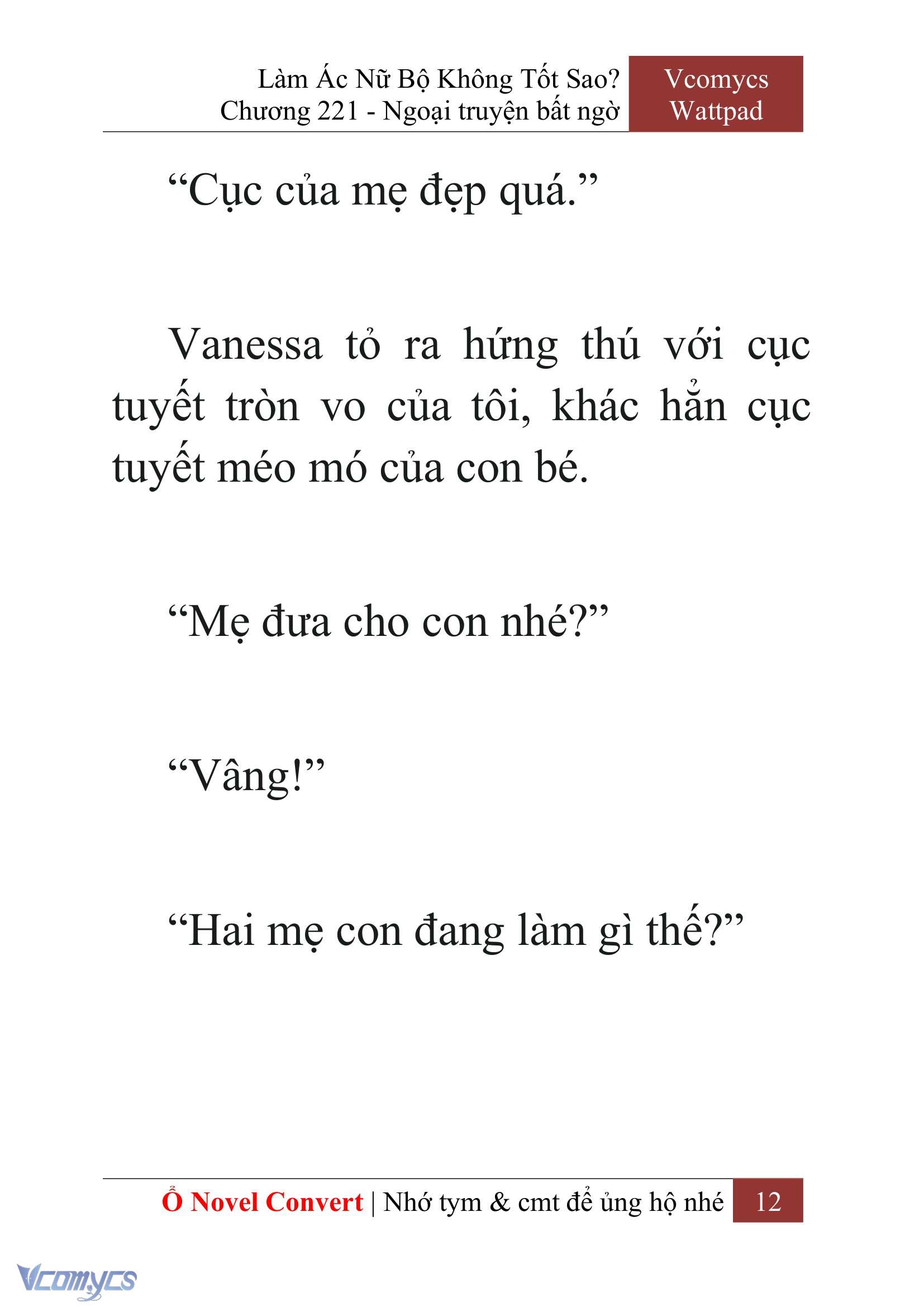 [Novel] Làm Ác Nữ Bộ Không Tốt Sao? Chap 221 - Trang 2