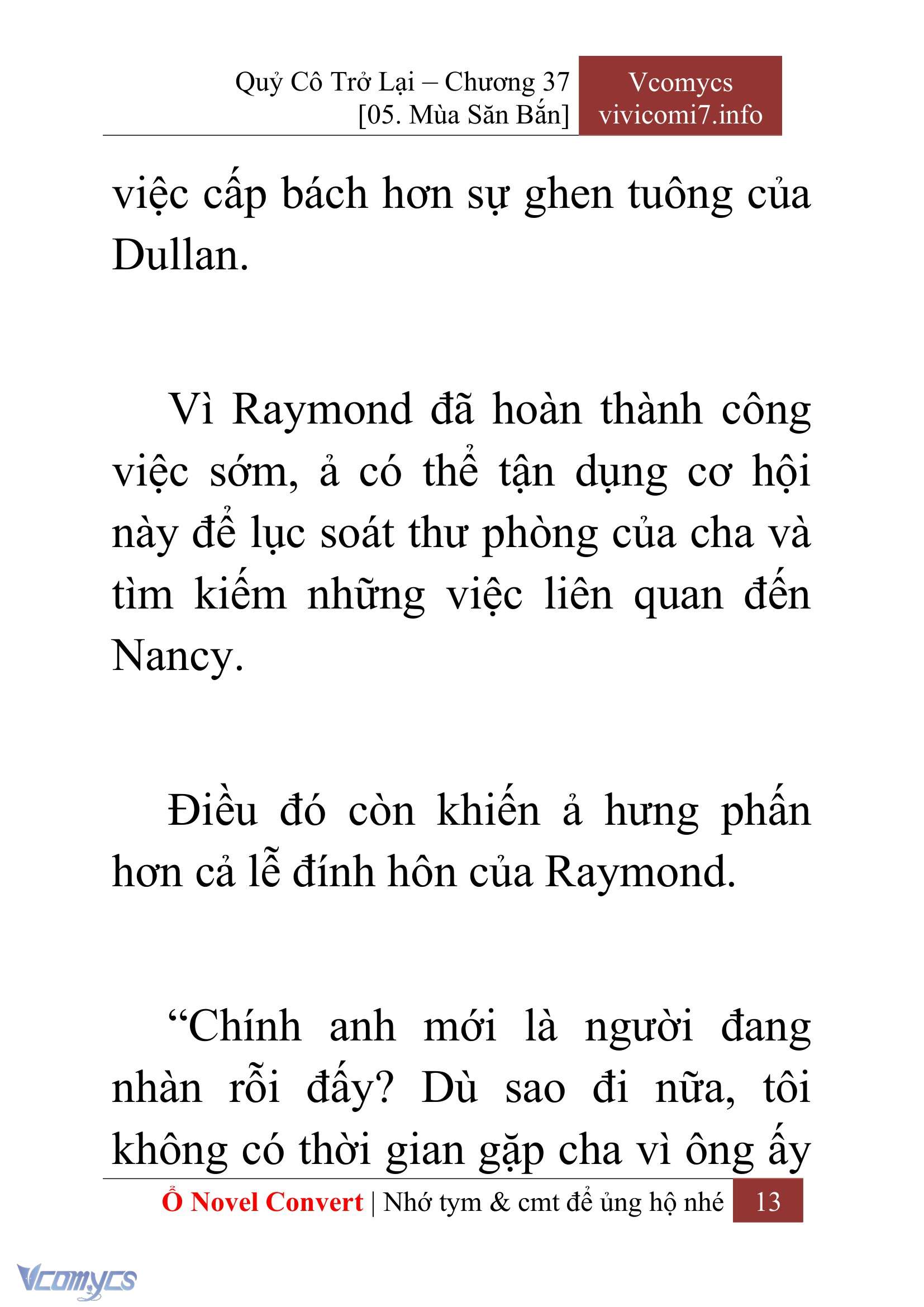 [Novel] Quý Cô Trở Lại Chap 37 - Trang 2
