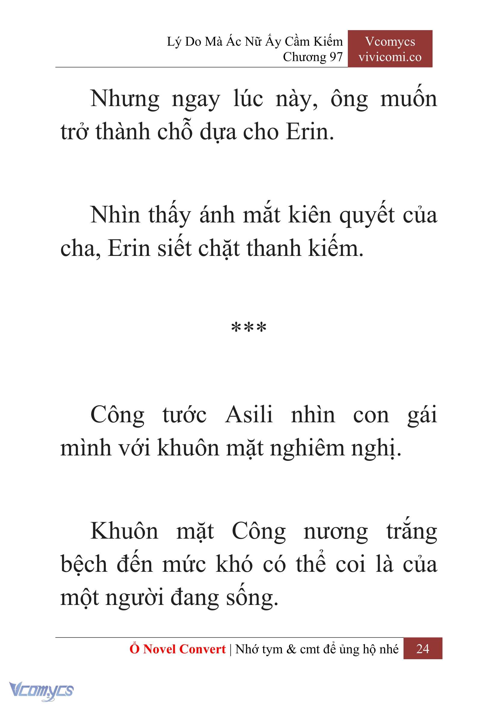 [Novel] Lý Do Mà Ác Nữ Ấy Cầm Kiếm Chap 97 - Trang 2