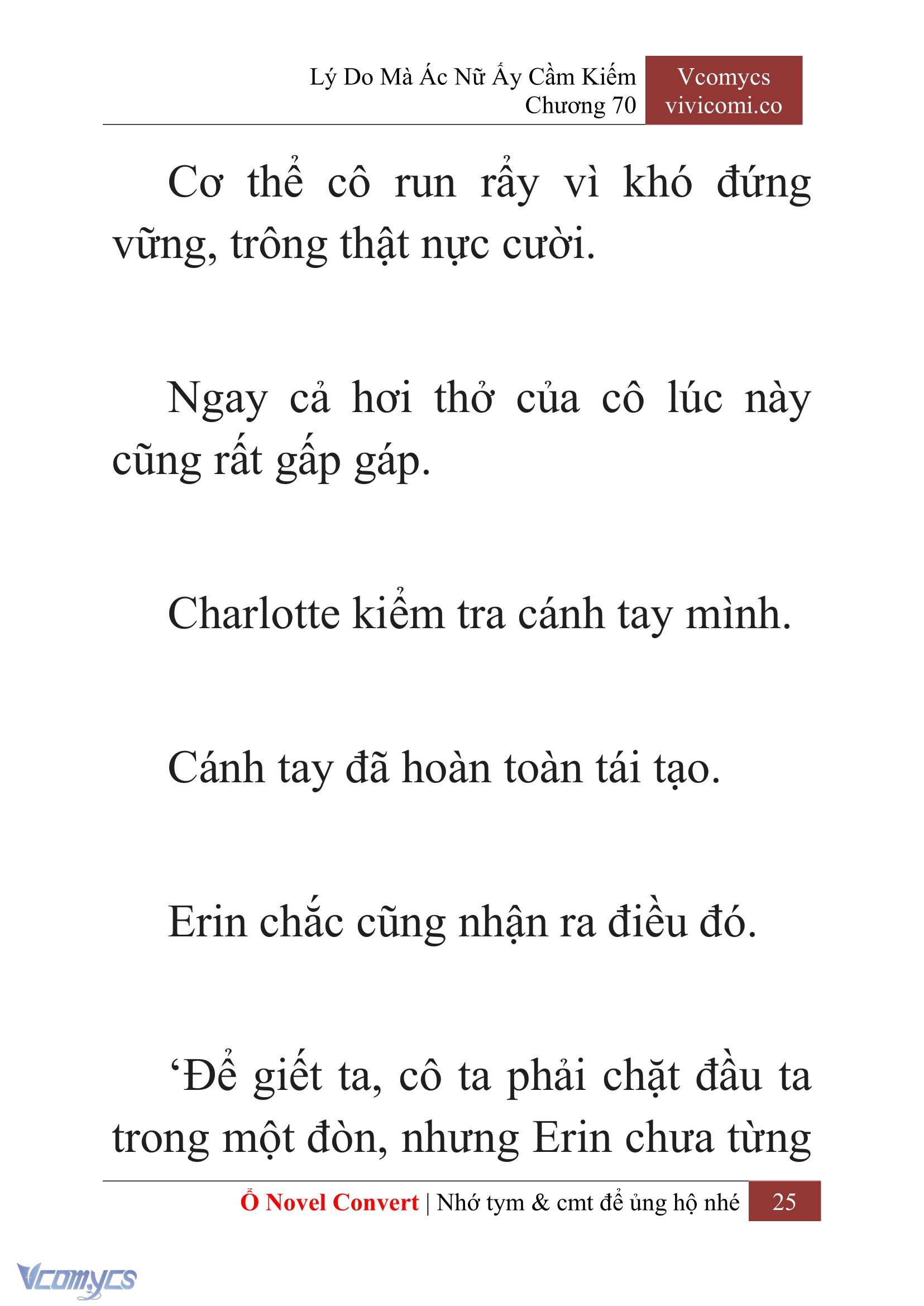 [Novel] Lý Do Mà Ác Nữ Ấy Cầm Kiếm Chap 70 - Trang 2
