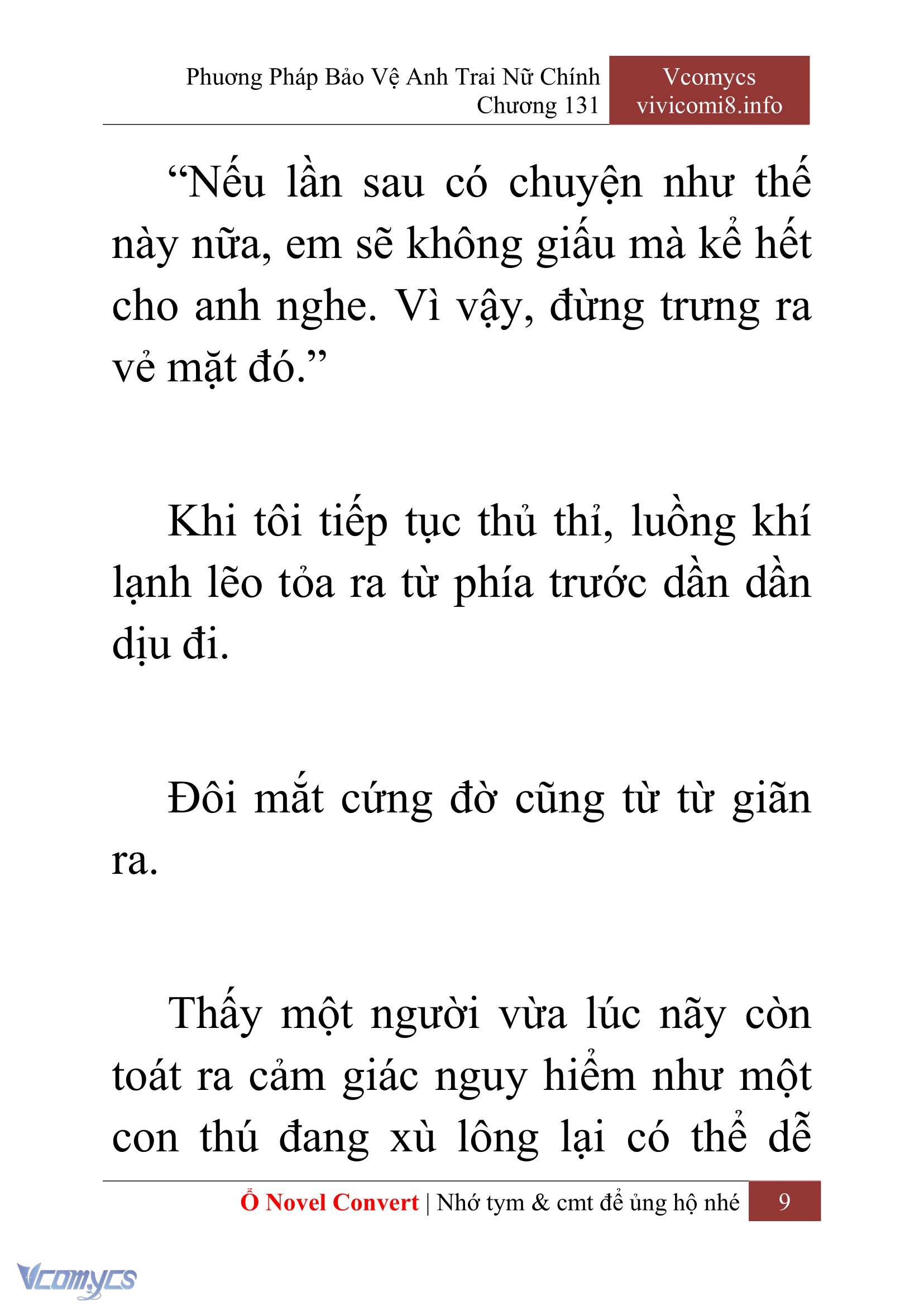 [Novel] Phương Pháp Bảo Vệ Anh Trai Nữ Chính Chap 131 - Trang 2