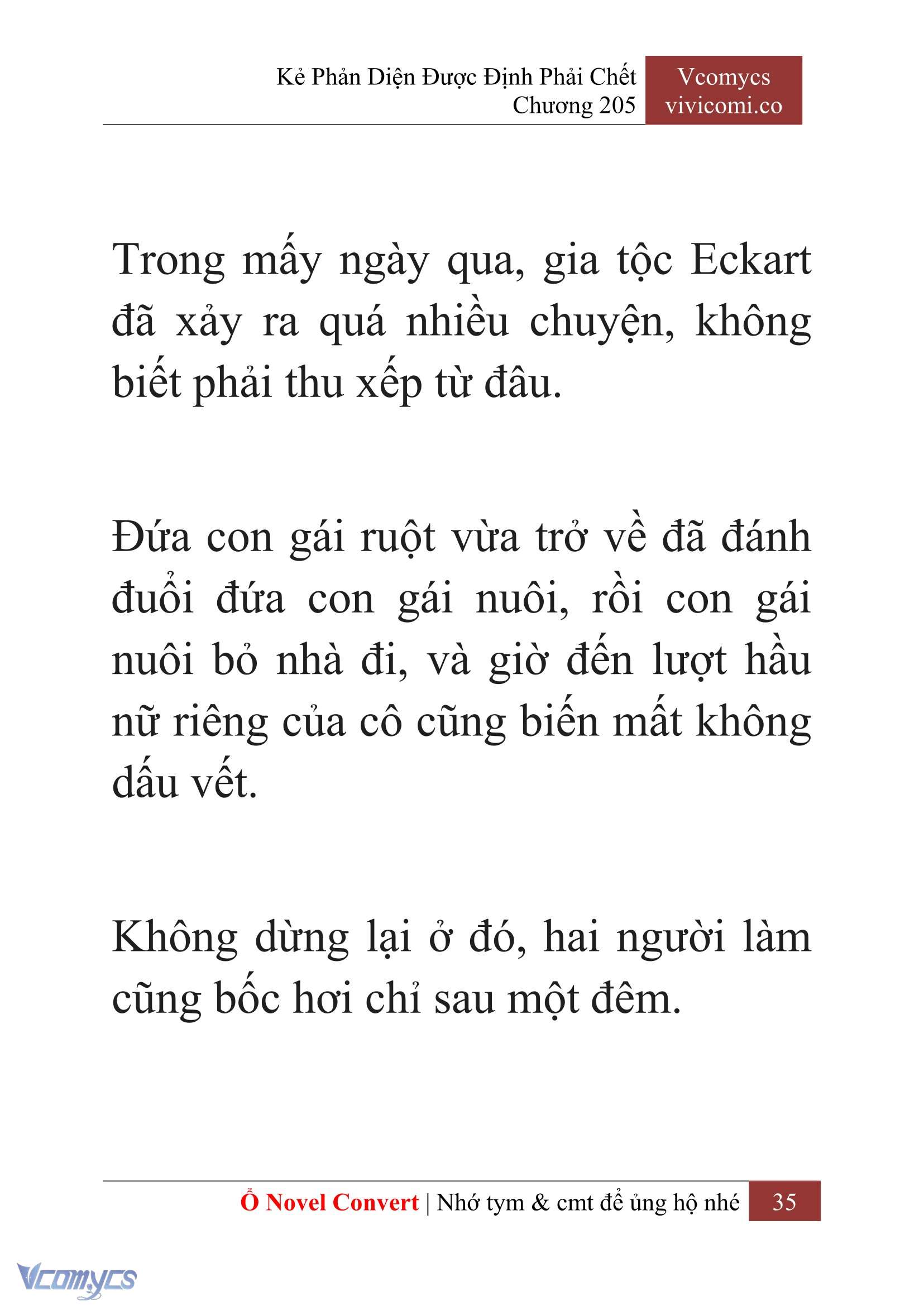 [Novel] Kẻ Phản Diện Được Định Phải Chết Chap 205 - Trang 2