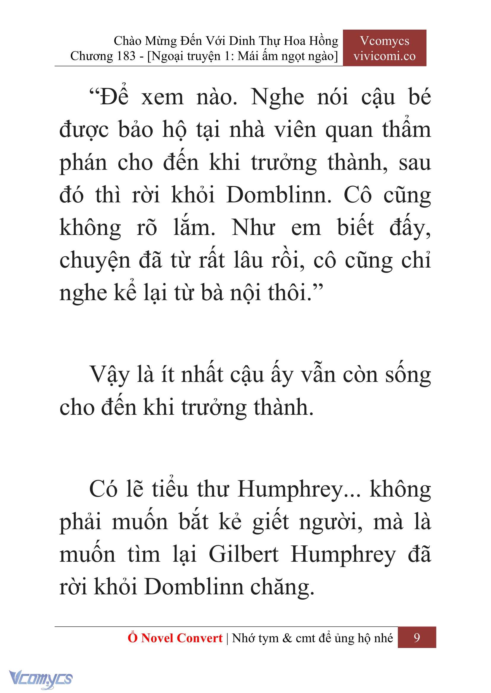 [Novel] Chào Mừng Đến Với Dinh Thự Hoa Hồng Chap 183 - Trang 2