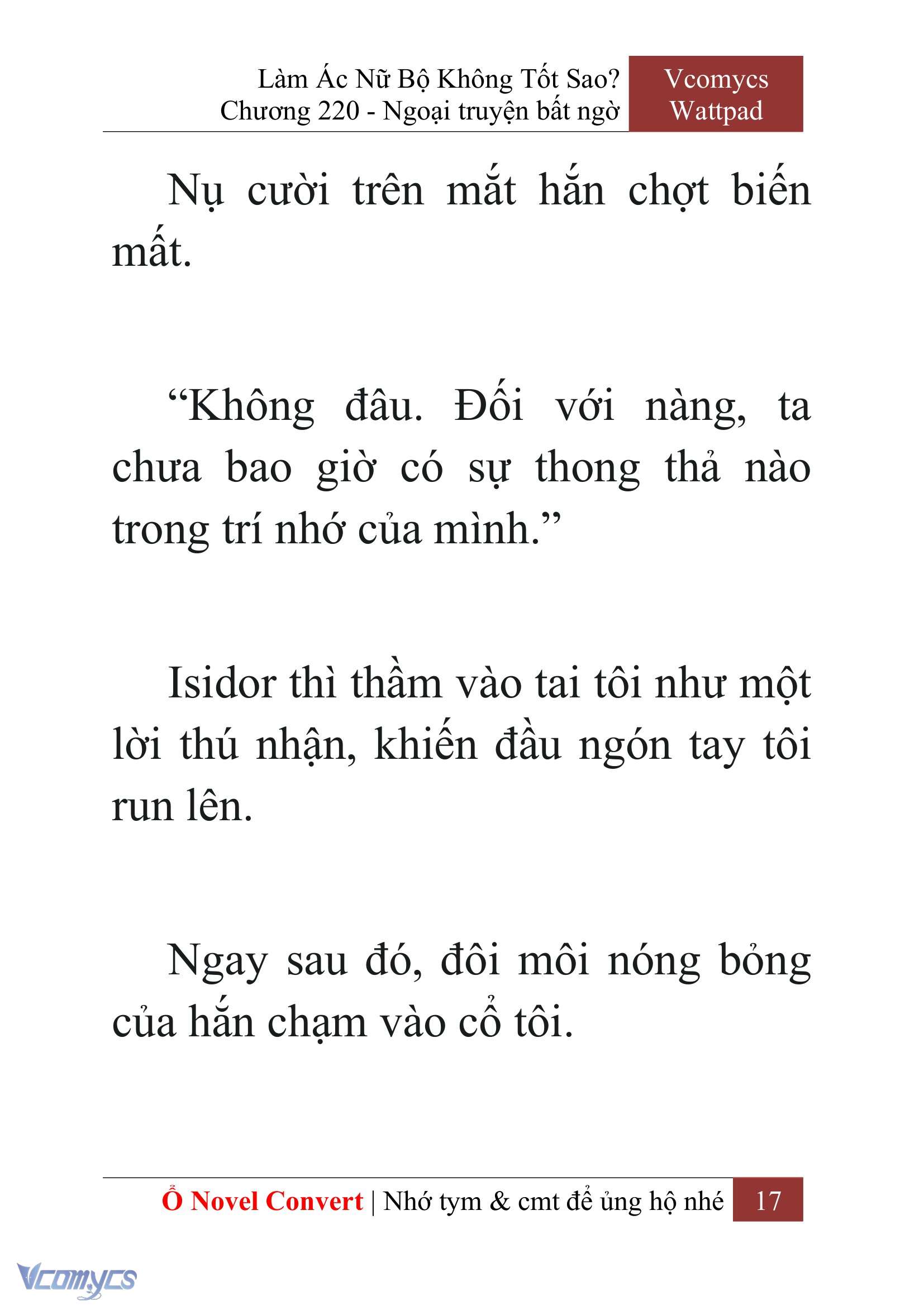 [Novel] Làm Ác Nữ Bộ Không Tốt Sao? Chap 220 - Trang 2