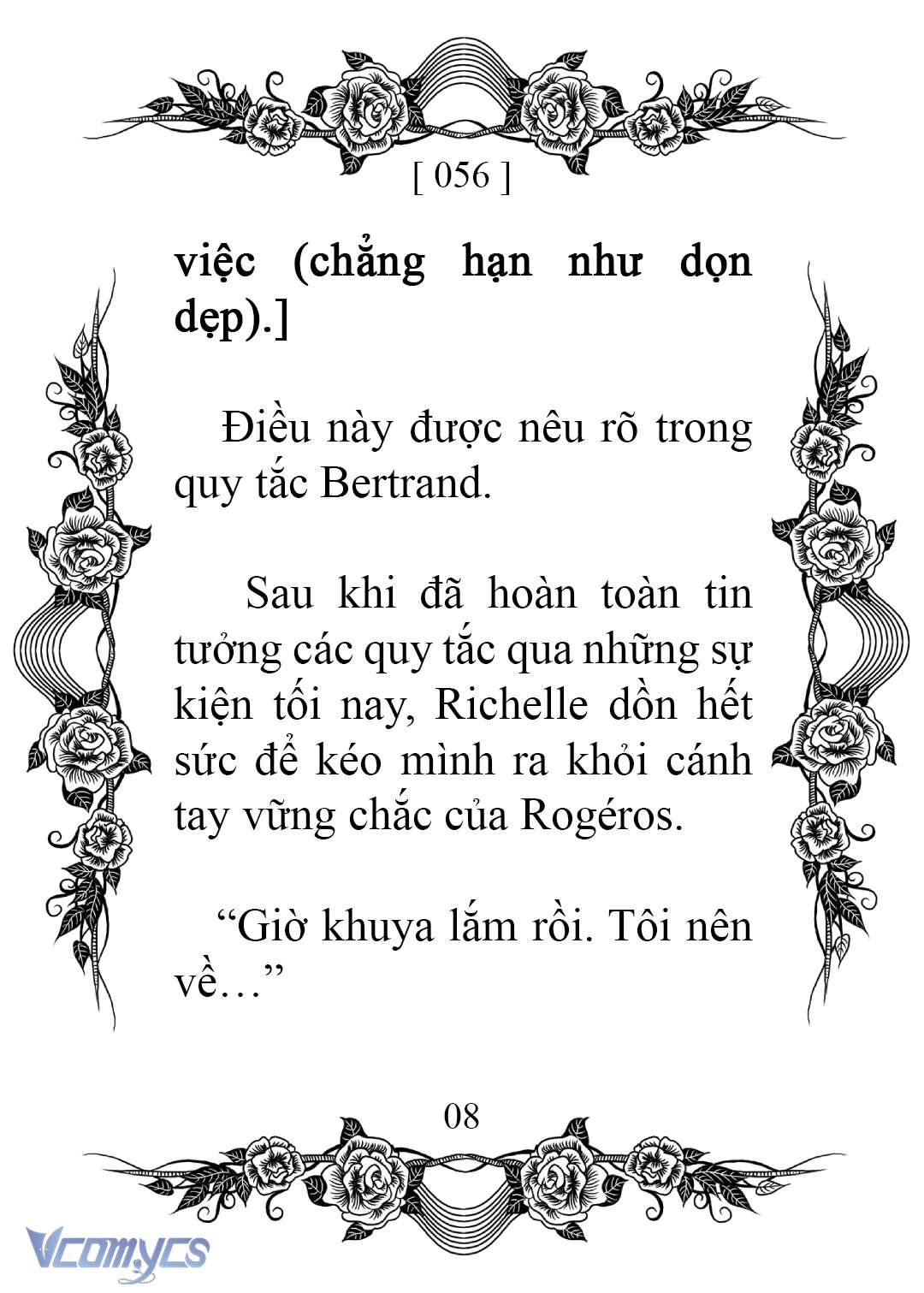 [Novel] Chào Mừng Đến Với Dinh Thự Hoa Hồng Chap 56 - Trang 2