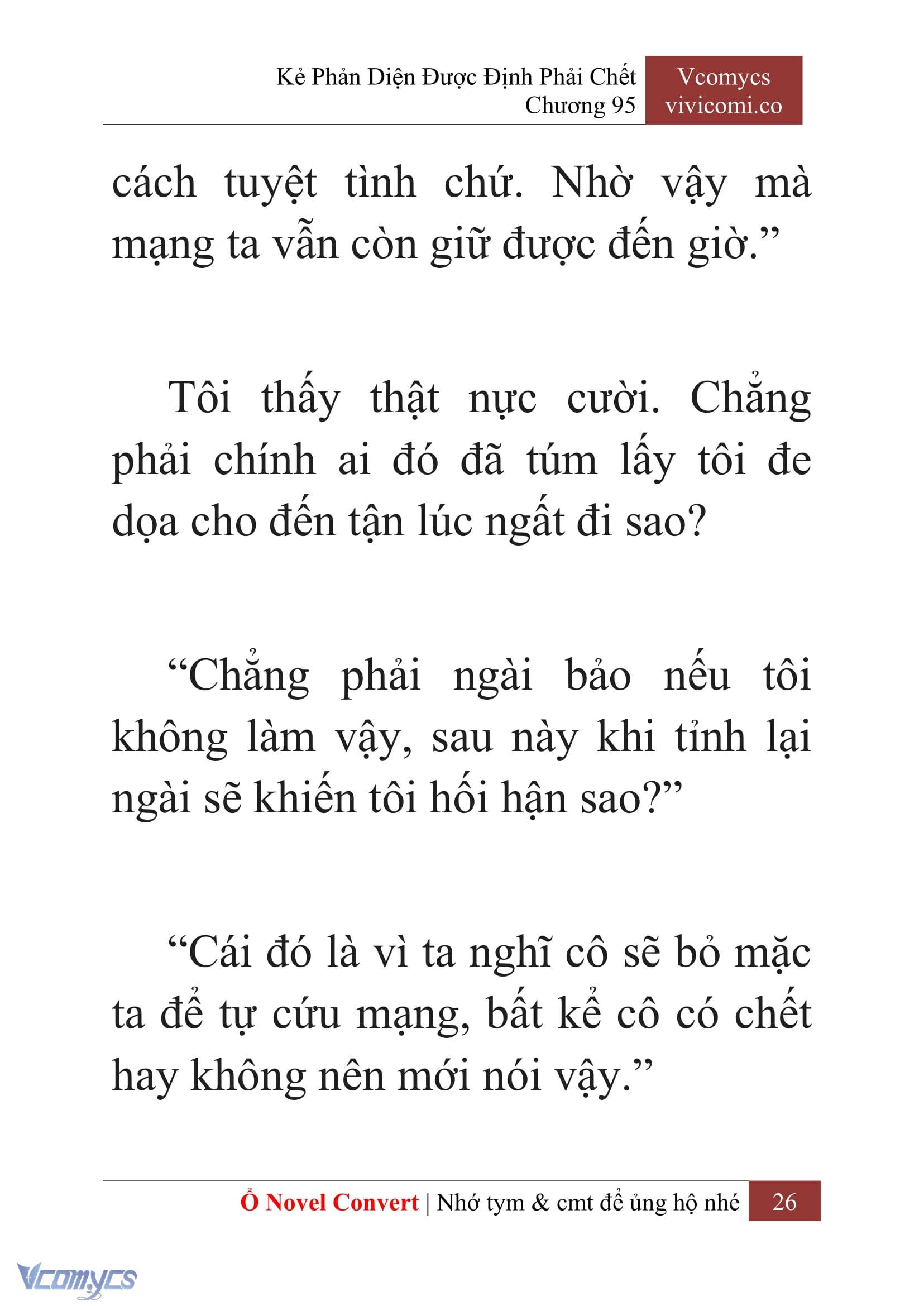 [Novel] Kẻ Phản Diện Được Định Phải Chết Chap 95 - Trang 2