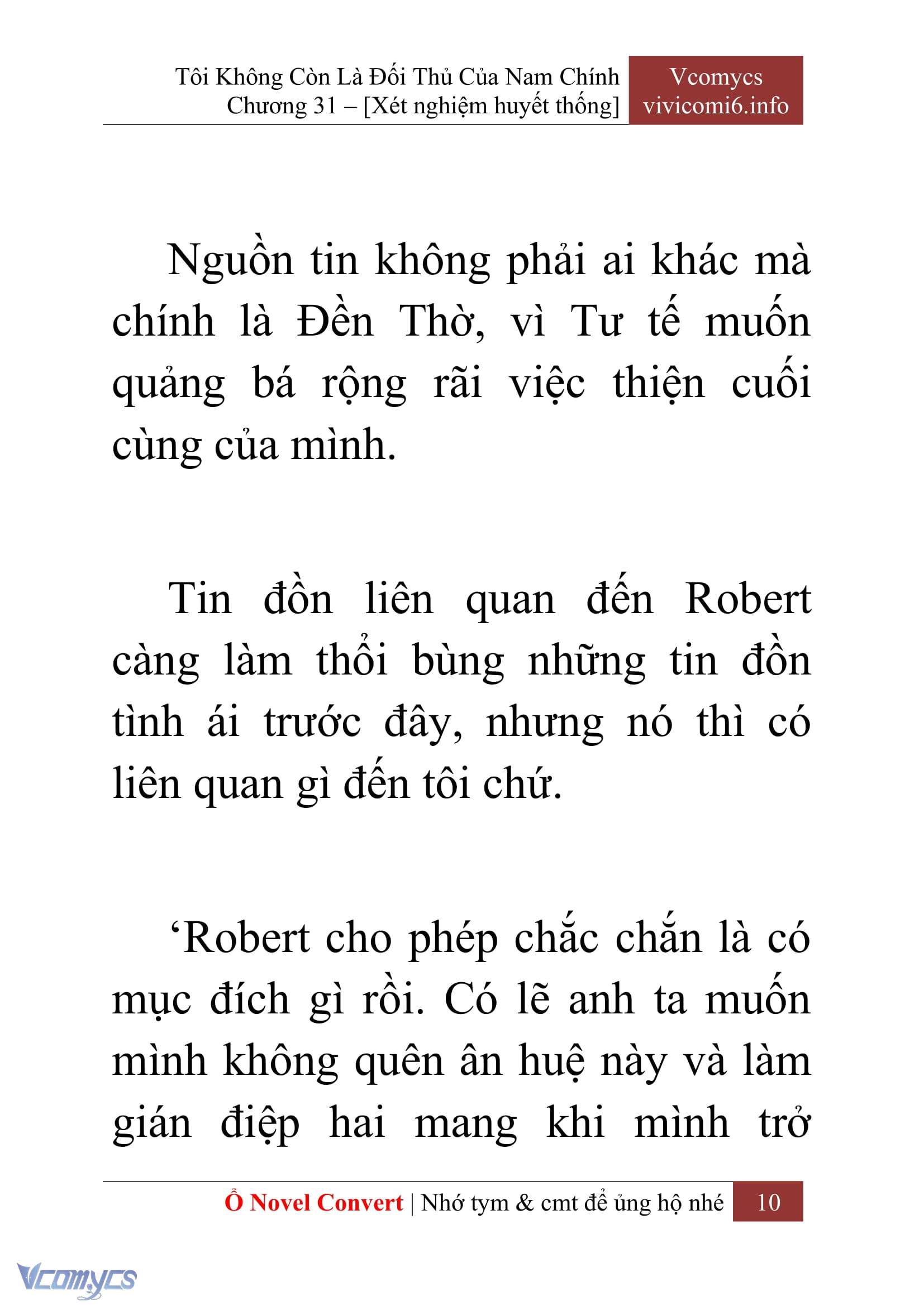 [Novel] Tôi Không Còn Là Đối Thủ Của Nam Chính Chap 31 - Trang 2
