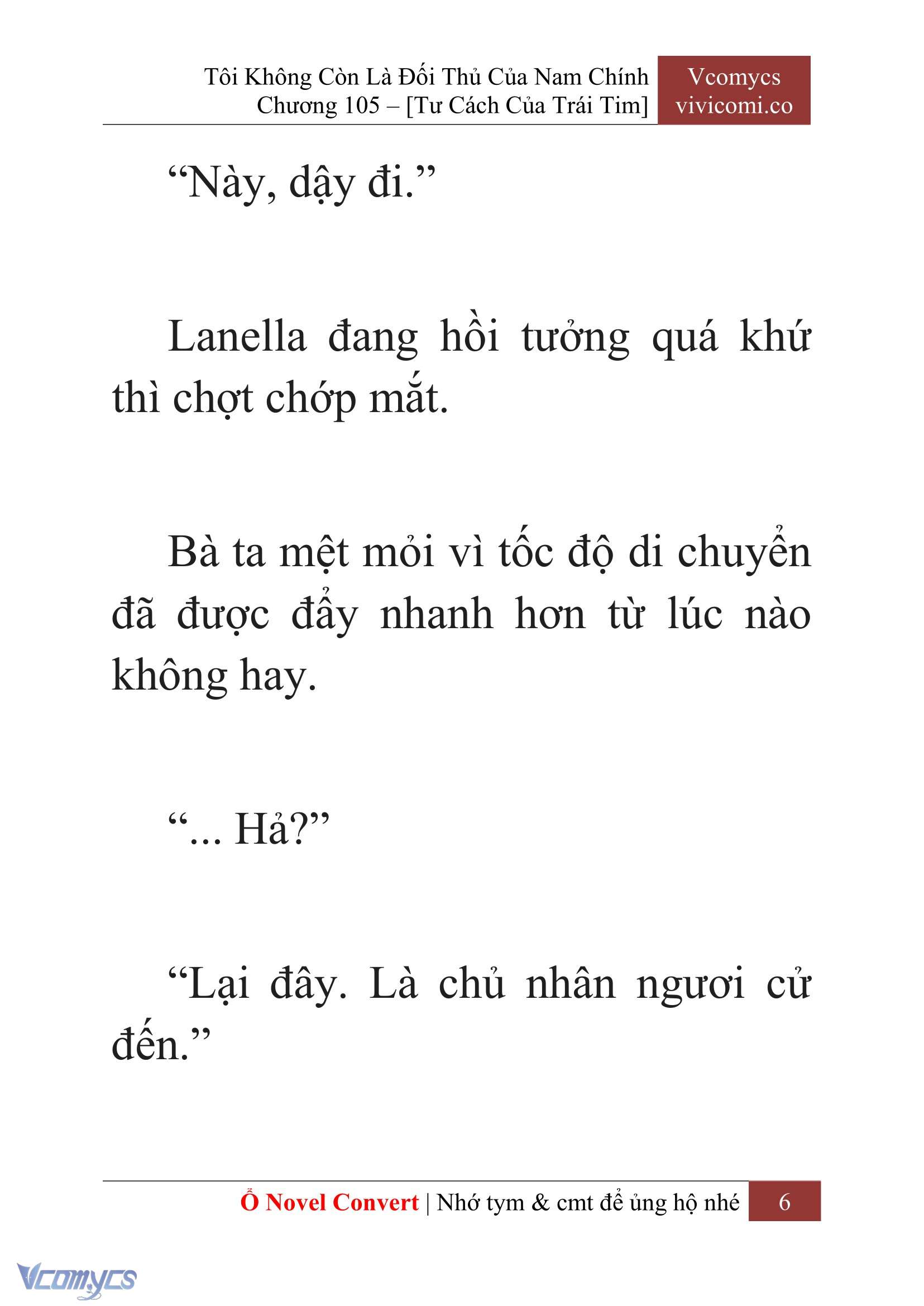 [Novel] Tôi Không Còn Là Đối Thủ Của Nam Chính Chap 105 - Trang 2