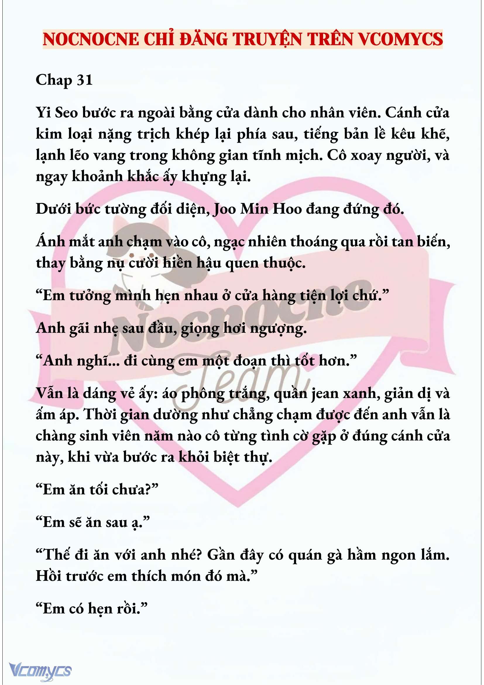 [NOVEL] NGỌN ĐÈN BIỆT VIỆN KHÔNG BAO GIỜ TẮT Chap 31 - Trang 2