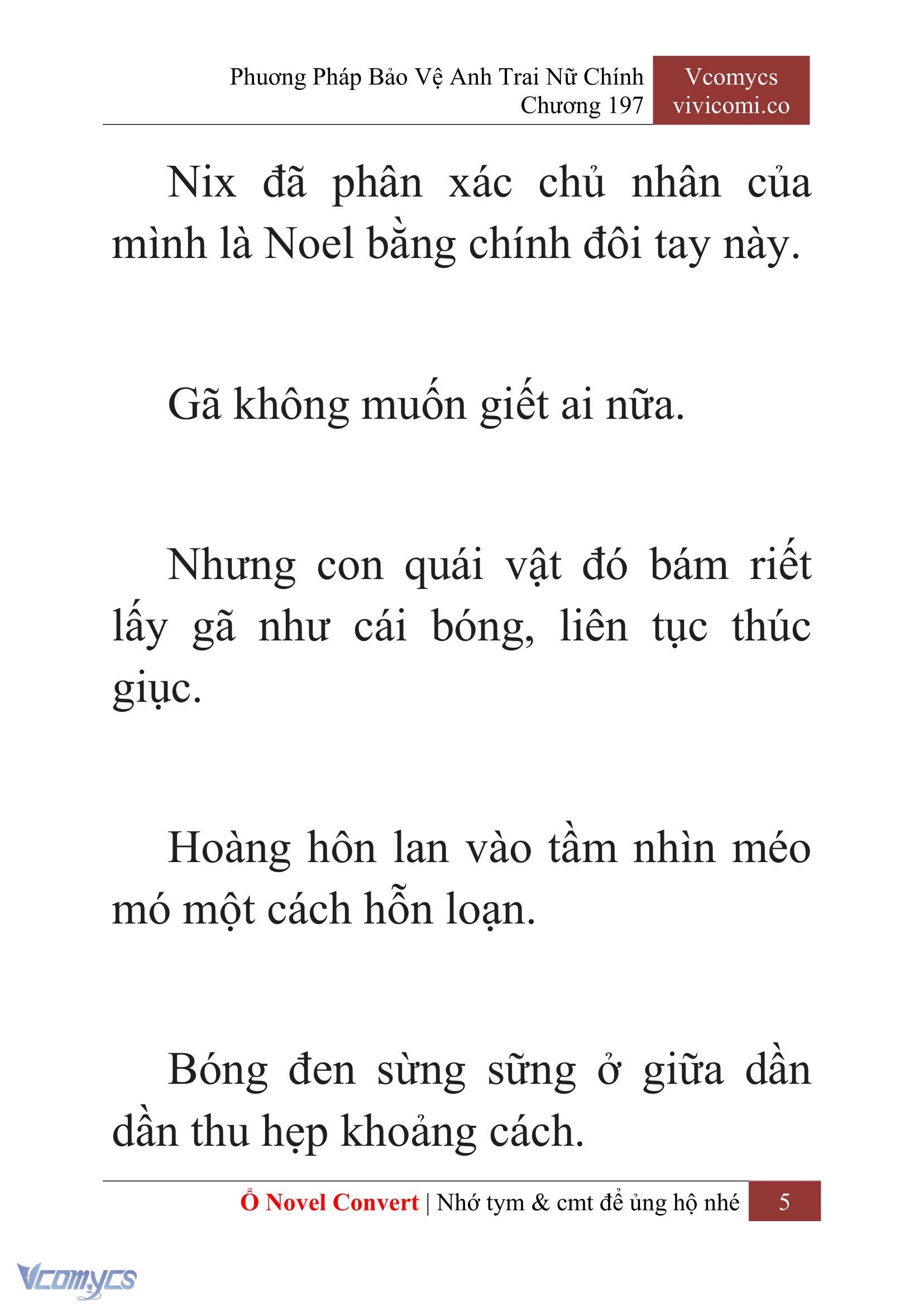 [Novel] Phương Pháp Bảo Vệ Anh Trai Nữ Chính Chap 197 - Trang 2