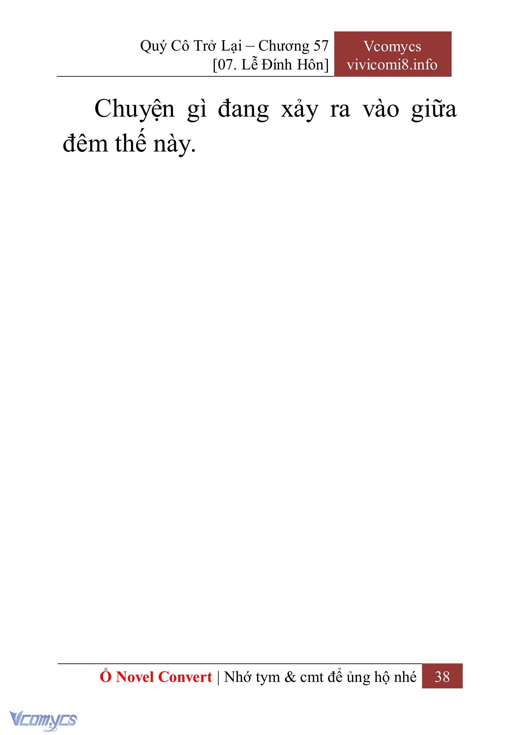 [Novel] Quý Cô Trở Lại Chap 57 - Trang 2