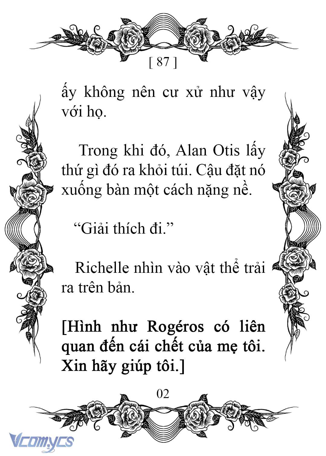 [Novel] Chào Mừng Đến Với Dinh Thự Hoa Hồng Chap 87 - Trang 2